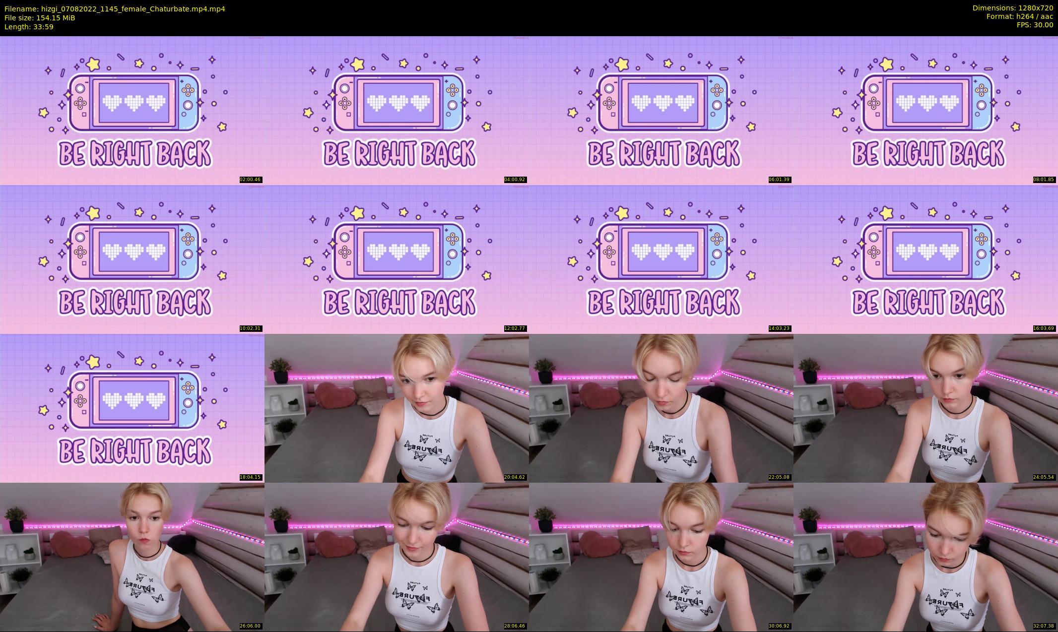 hizgi — 34 minute Chaturbate couple cam show recording, 720p, Aug 7, 2022