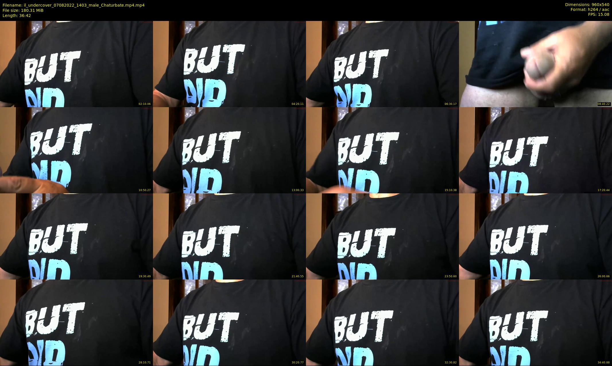 il_undercover — 37 minute Chaturbate male cam show recording, 480p, Aug 7, 2022