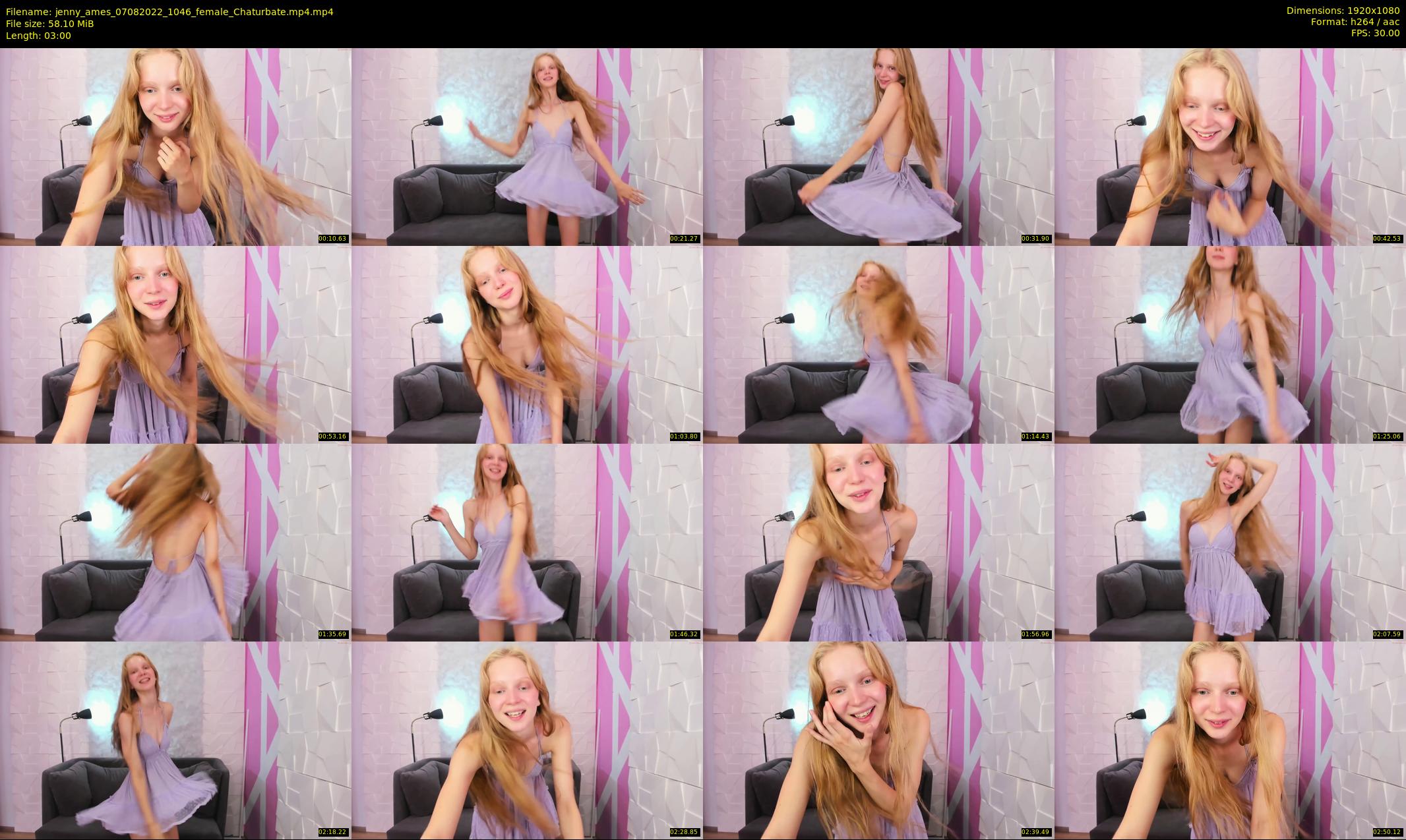 jenny_ames — 3 minute Chaturbate female cam show recording, 1080p, Aug 7, 2022