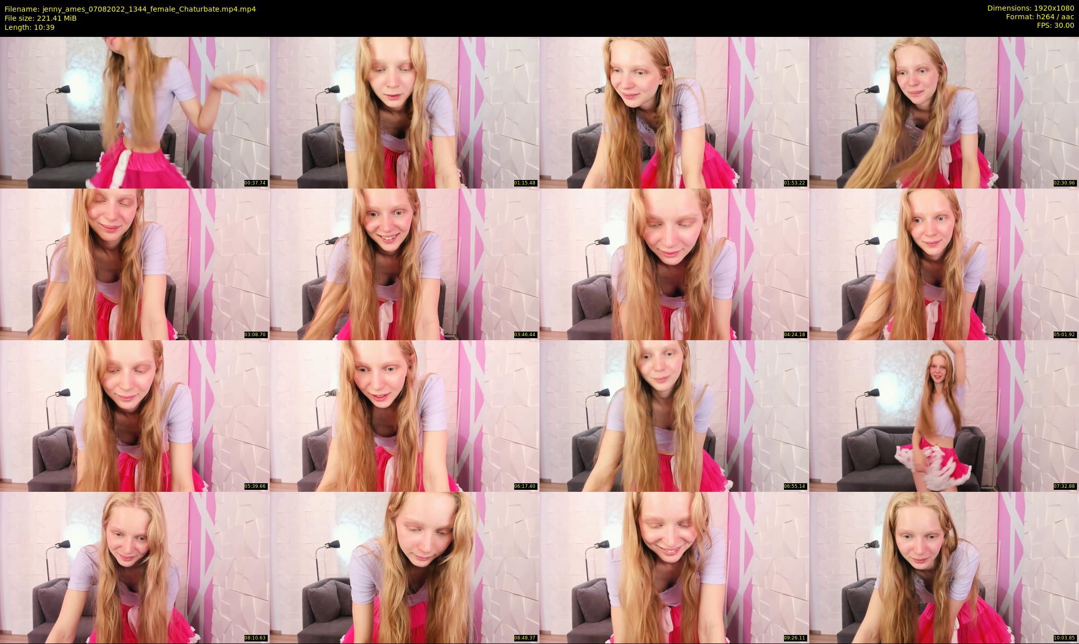 jenny_ames — 11 minute Chaturbate female cam show recording, 1080p, Aug 7, 2022