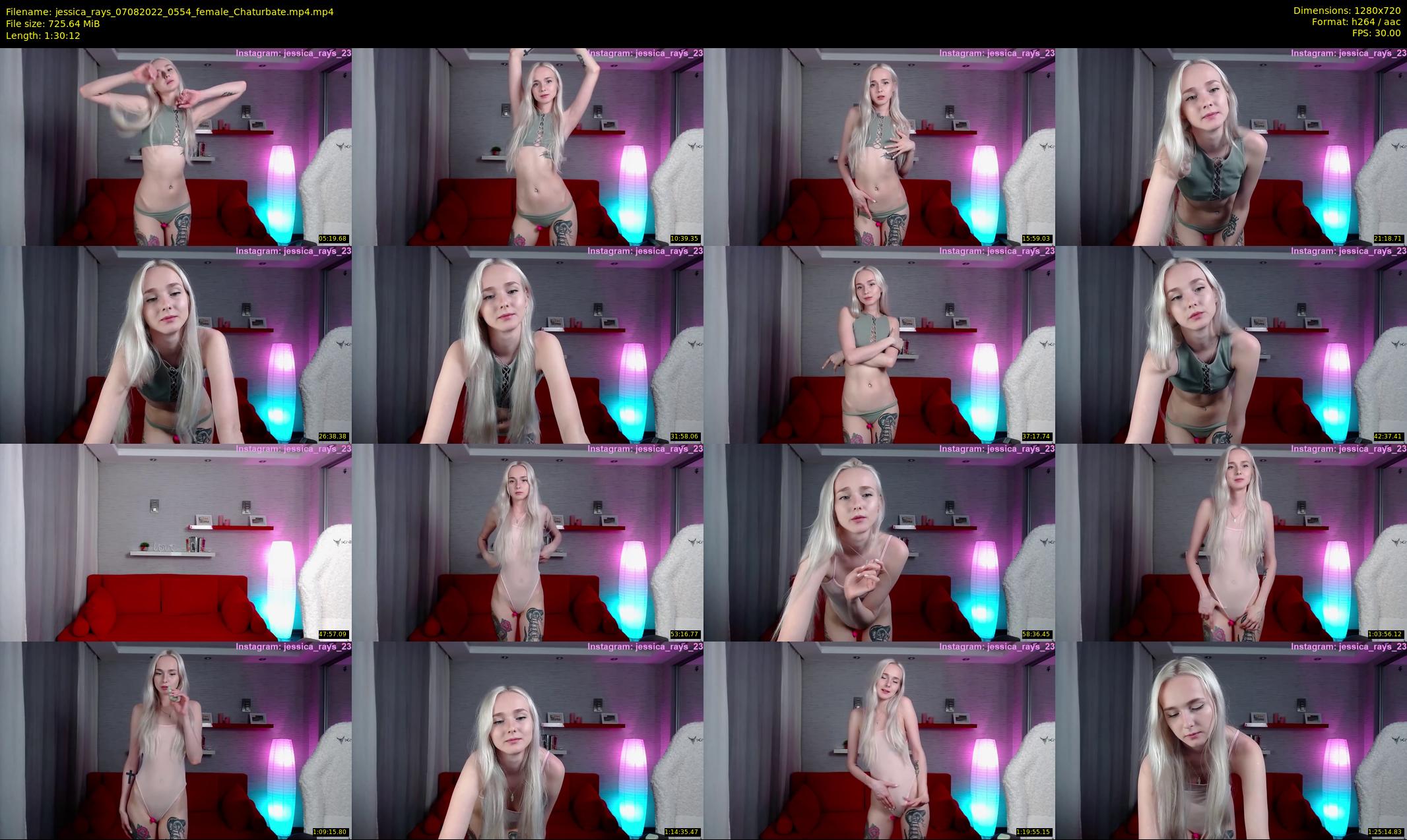 jessica_rays — 91 minute Chaturbate couple cam show recording, 720p, Aug 7, 2022