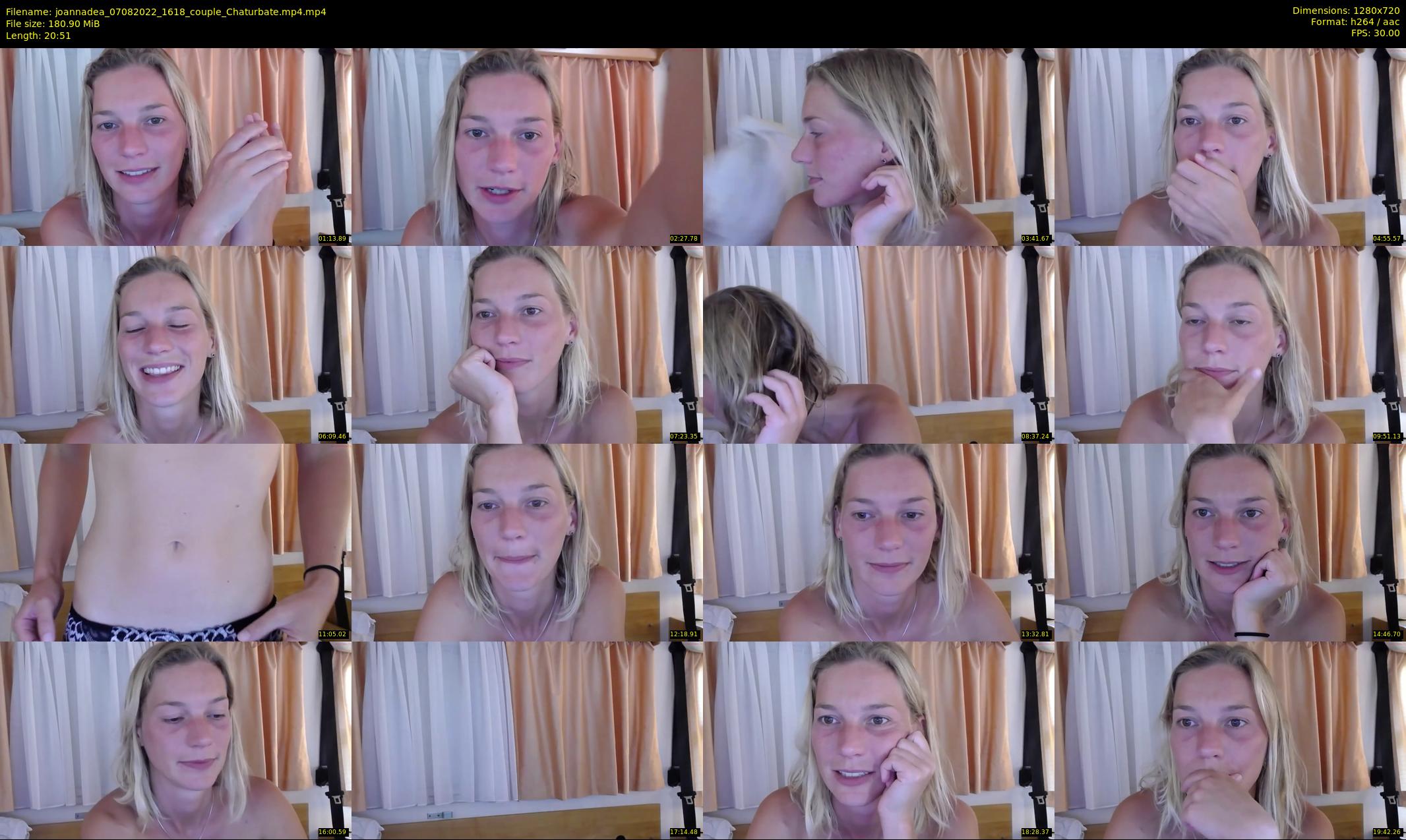 joannadea — 21 minute Chaturbate female cam show recording, 720p, Aug 7, 2022