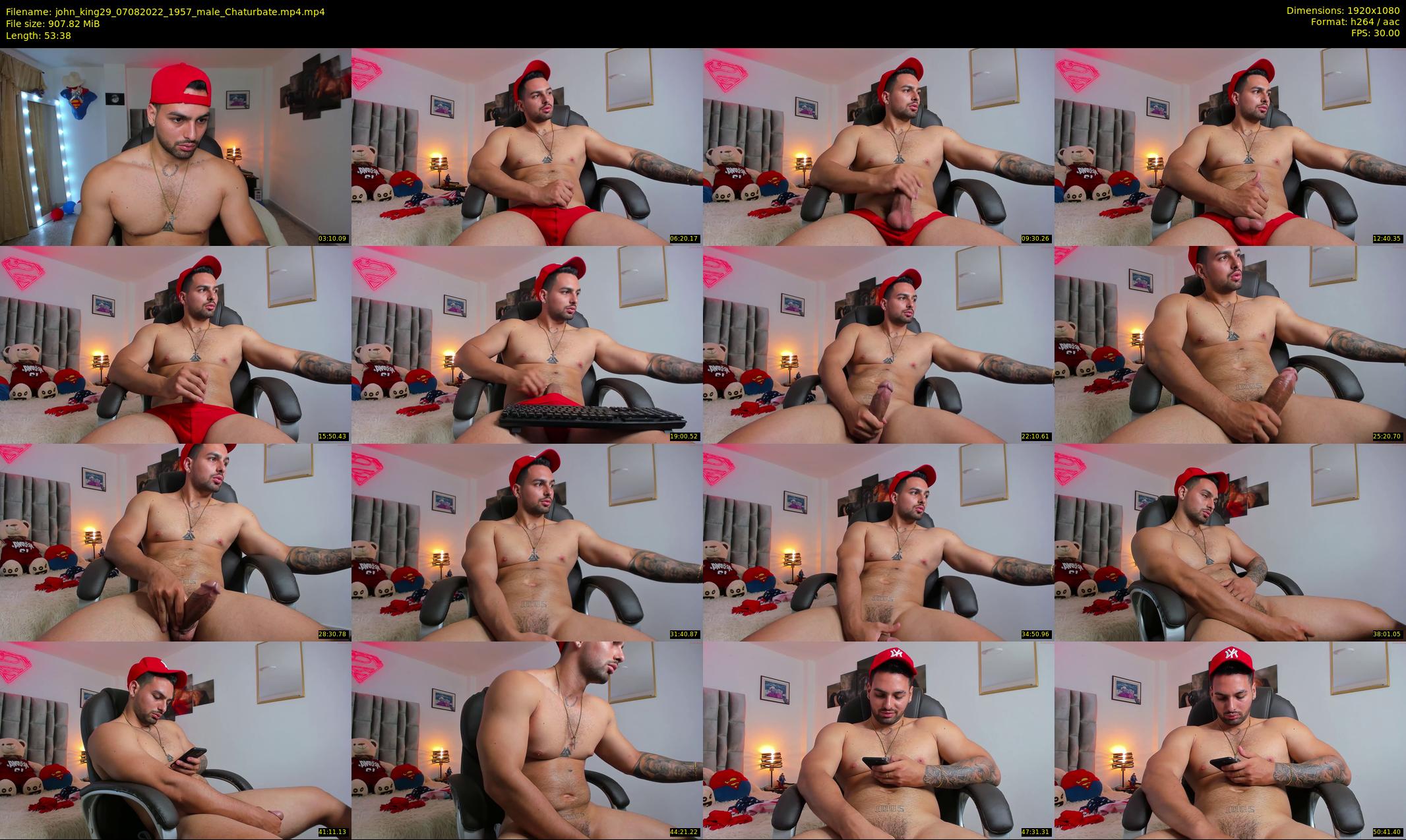 john_king29 — 54 minute Chaturbate male cam show recording, 1080p, Aug 7, 2022
