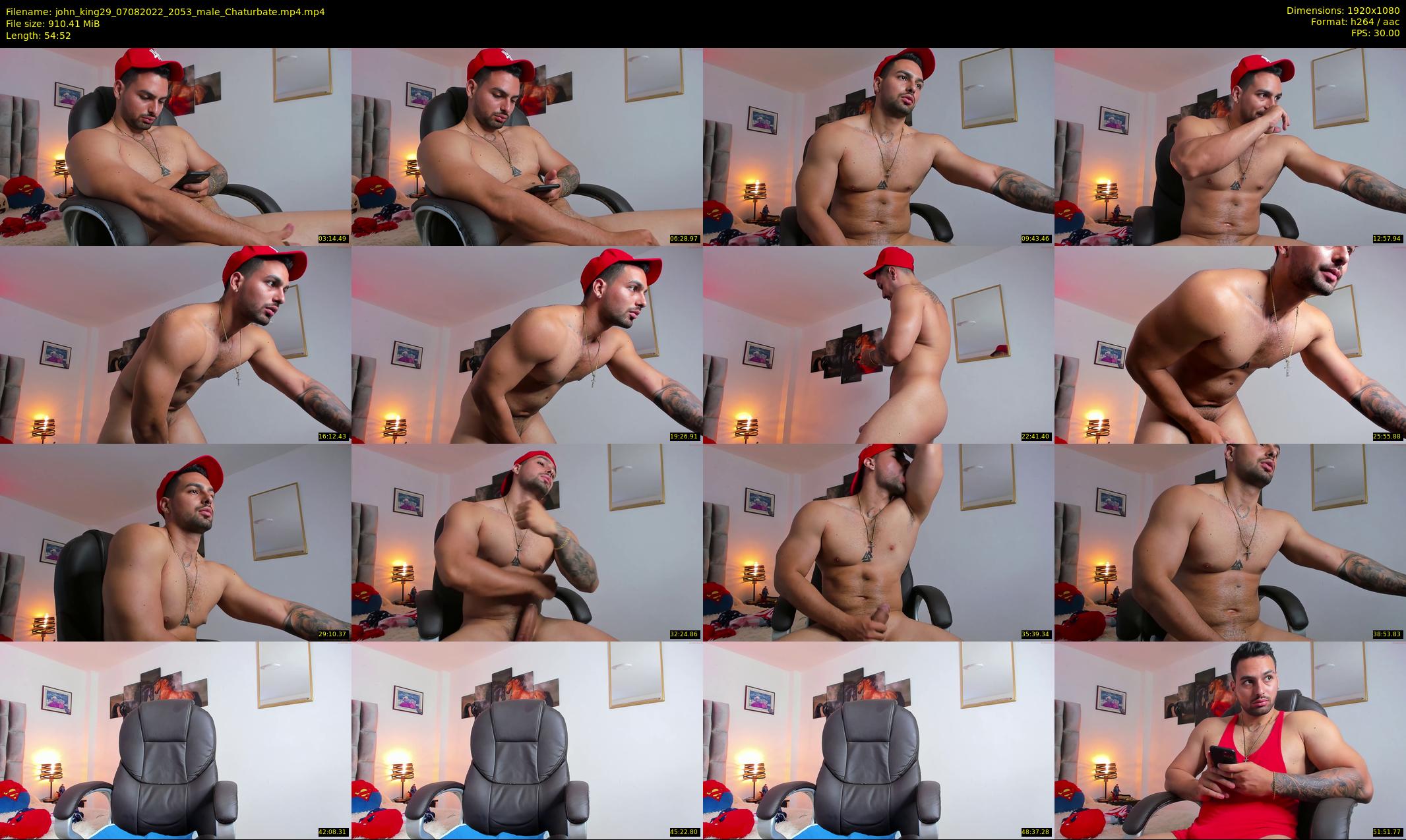 john_king29 — 55 minute Chaturbate male cam show recording, 1080p, Aug 7, 2022