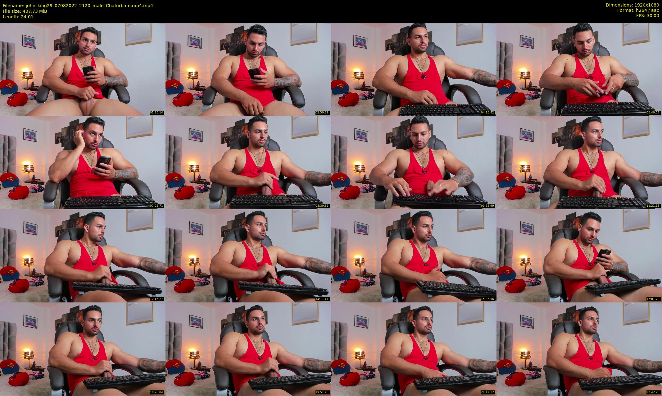 john_king29 — 25 minute Chaturbate male cam show recording, 1080p, Aug 7, 2022