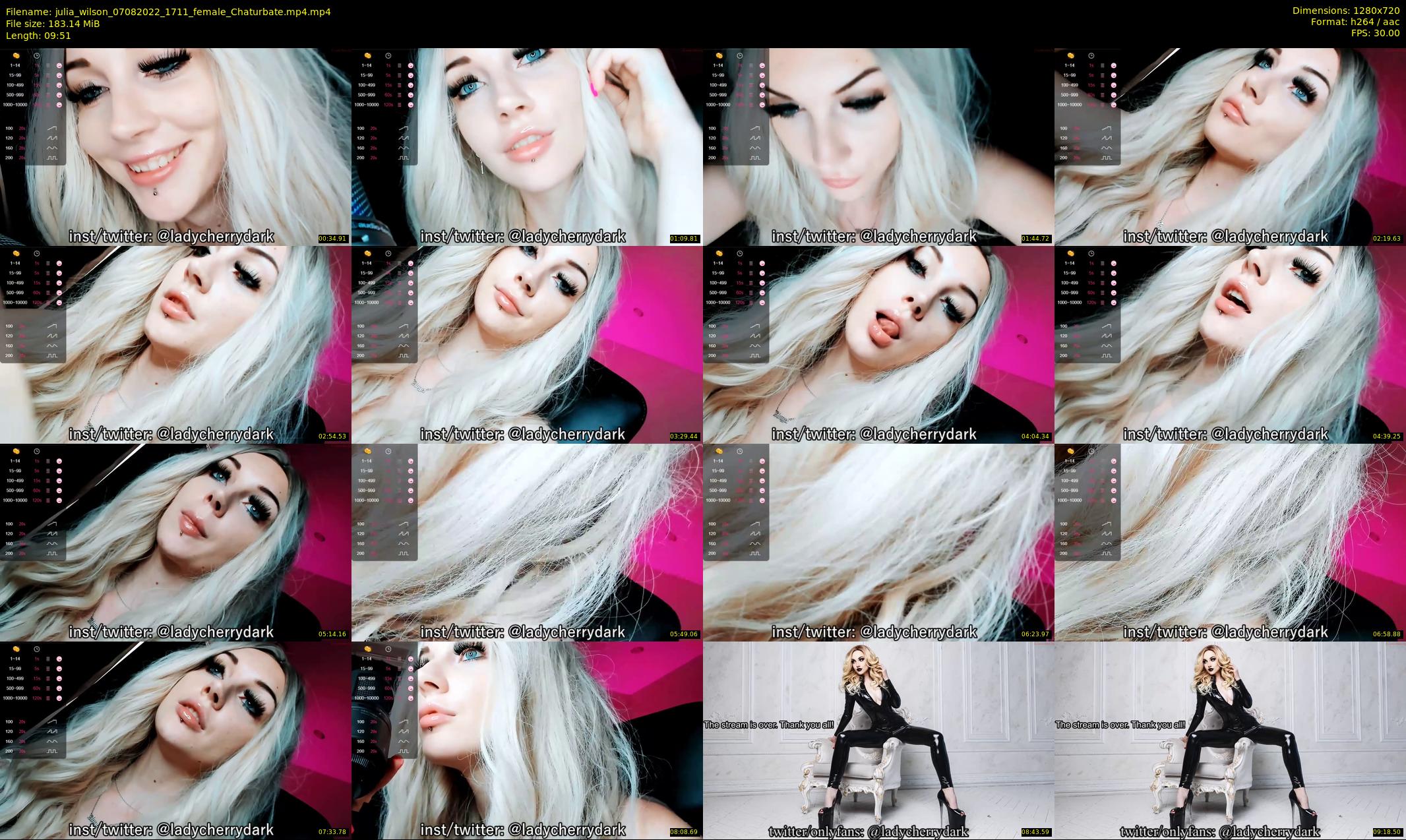 julia_wilson — 10 minute Chaturbate female cam show recording, 720p, Aug 7, 2022