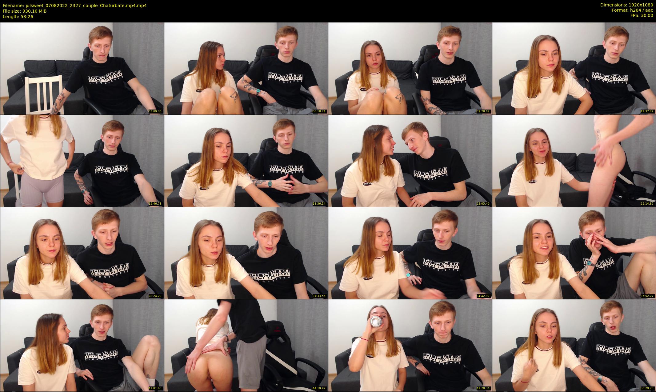 julsweet — 54 minute Chaturbate male cam show recording, 1080p, Aug 7, 2022