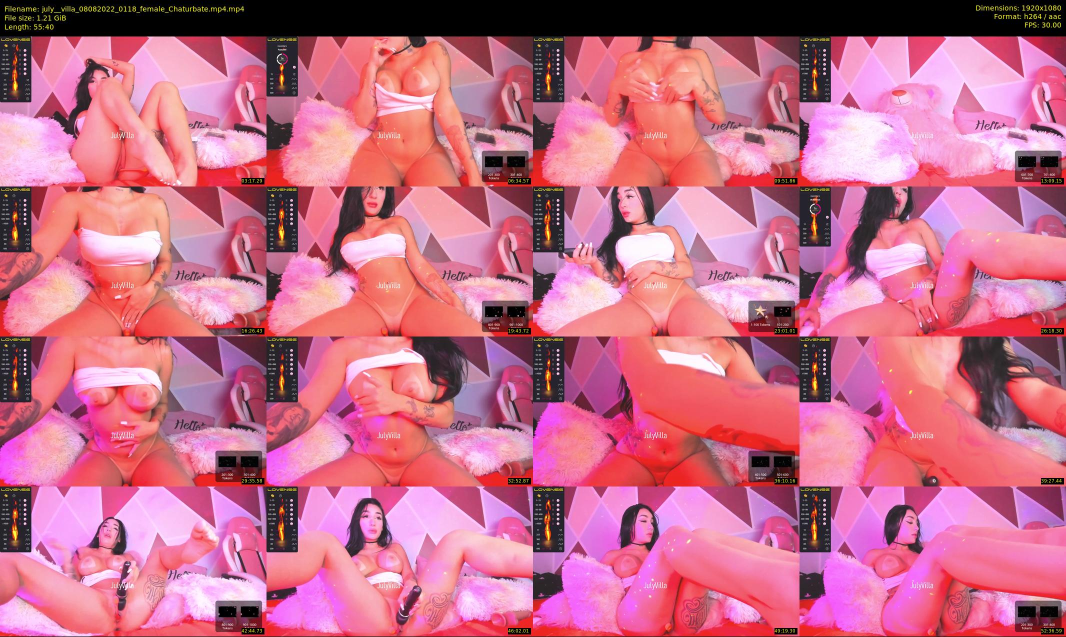 july__villa — 56 minute Chaturbate female cam show recording, 1080p, Aug 8, 2022