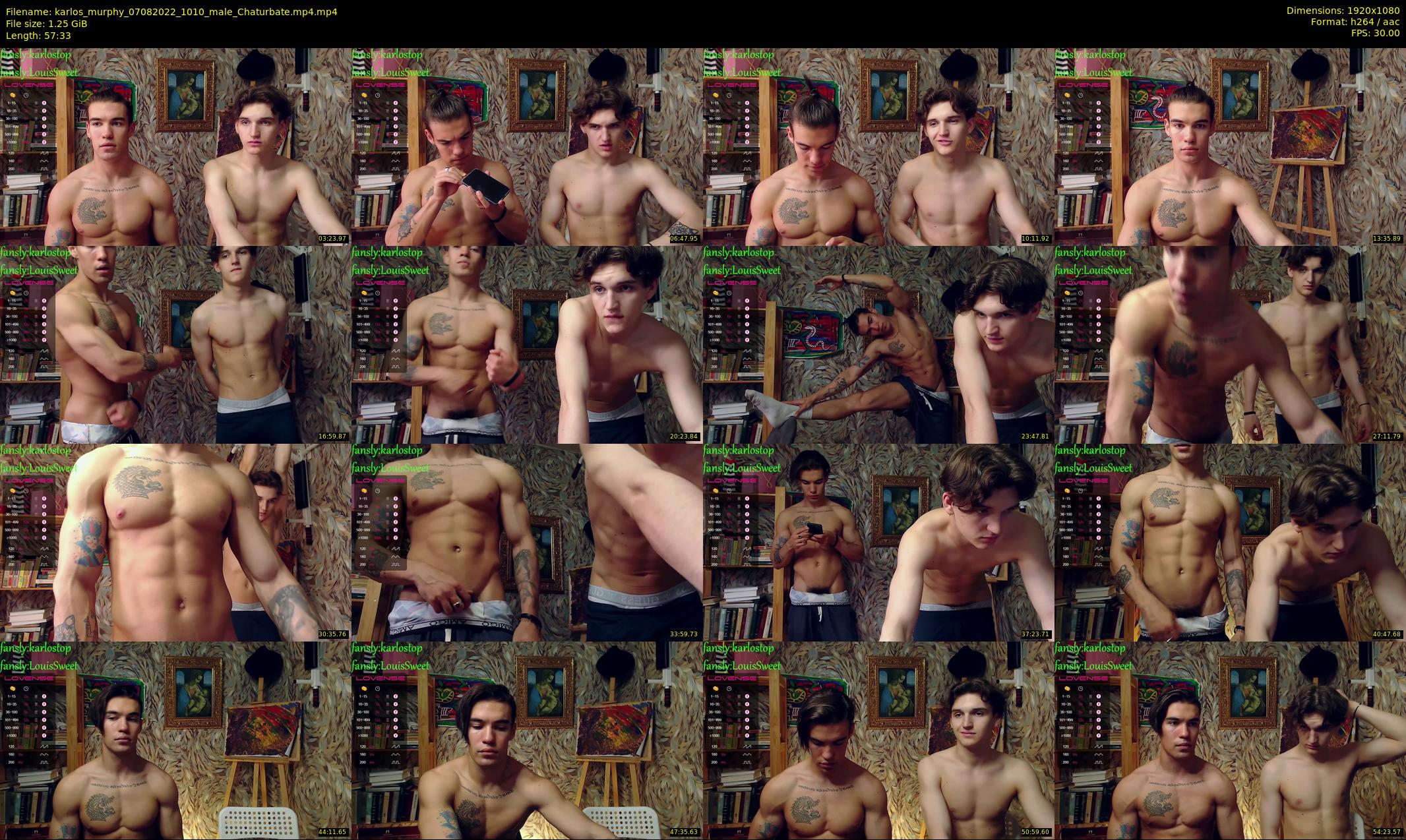karlos_murphy — 58 minute Chaturbate male cam show recording, 1080p, Aug 7, 2022