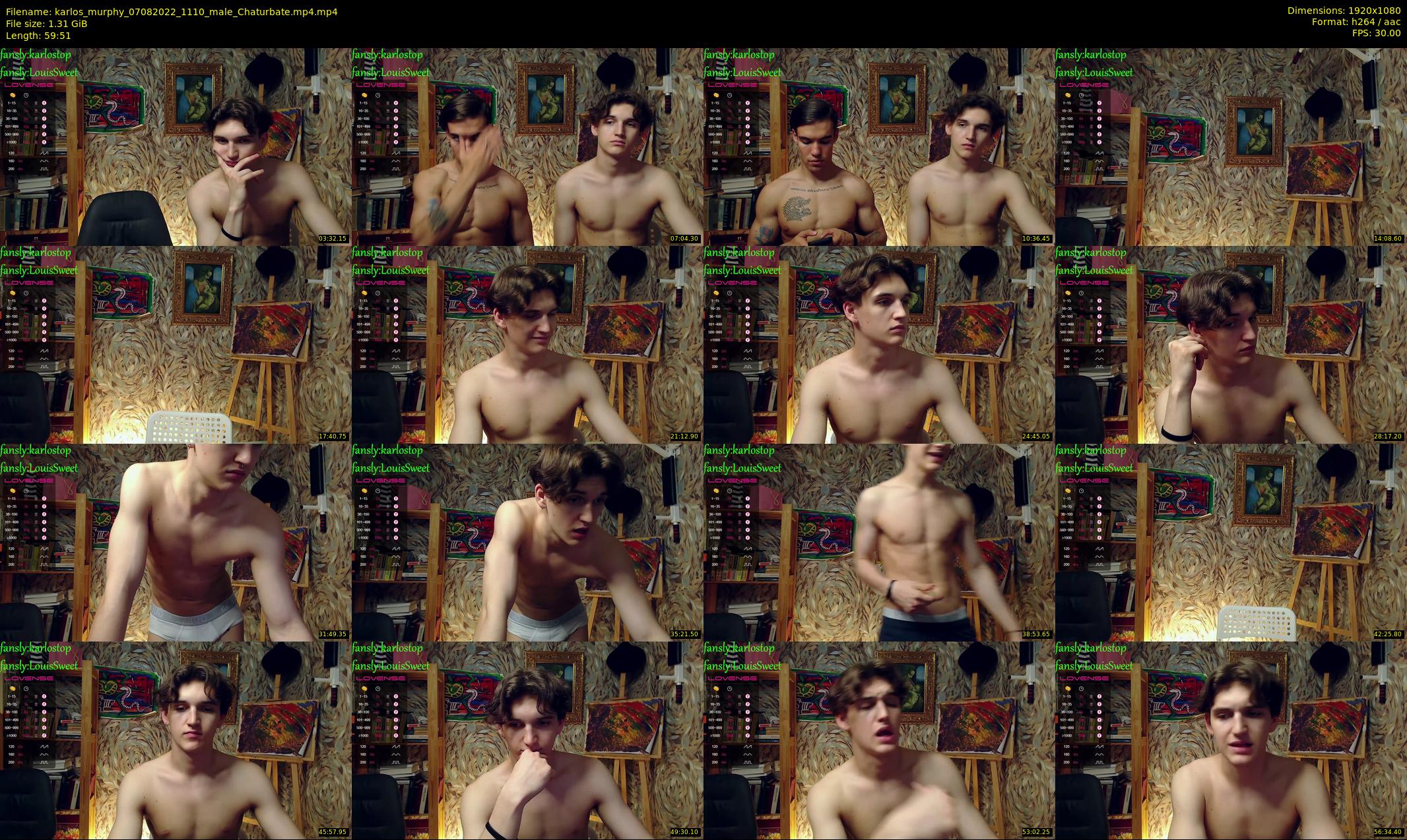 karlos_murphy — 60 minute Chaturbate male cam show recording, 1080p, Aug 7, 2022