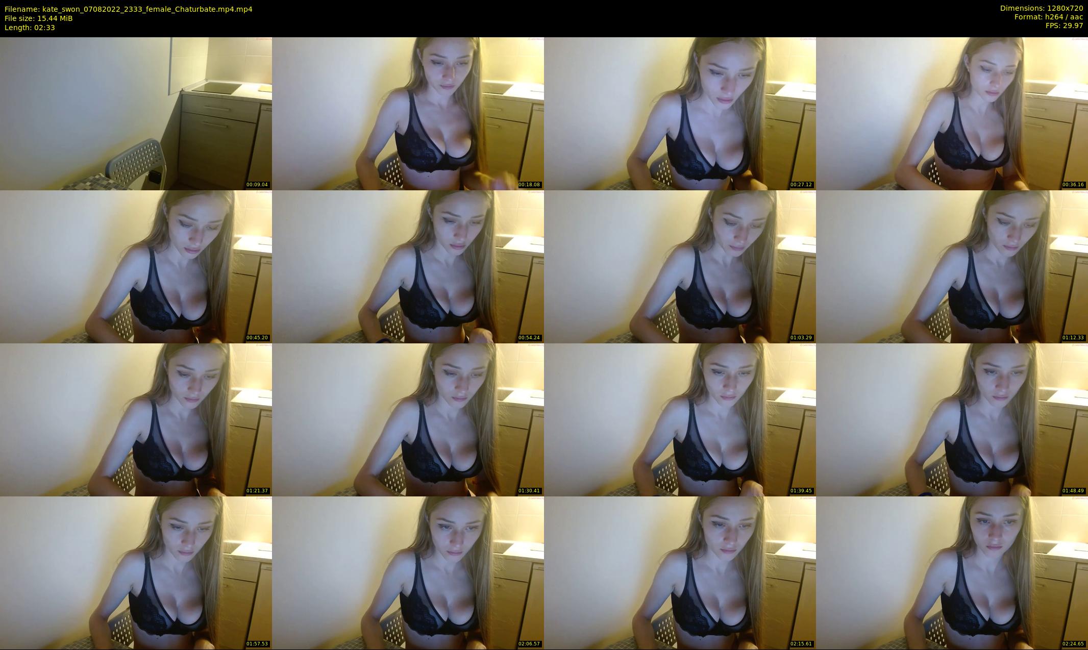 kate_swon — 3 minute Chaturbate female cam show recording, 720p, Aug 7, 2022