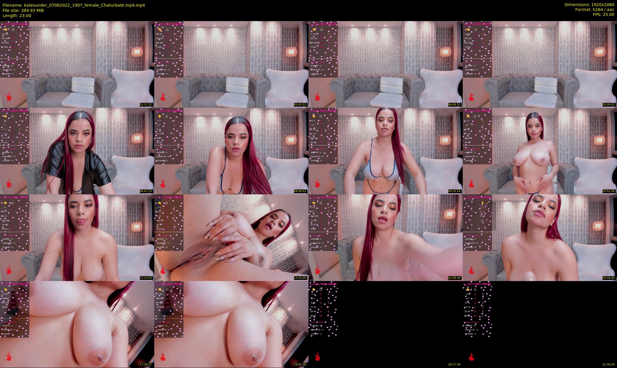 katesunder — 23 minute Chaturbate female cam show recording, 1080p, Aug 7, 2022