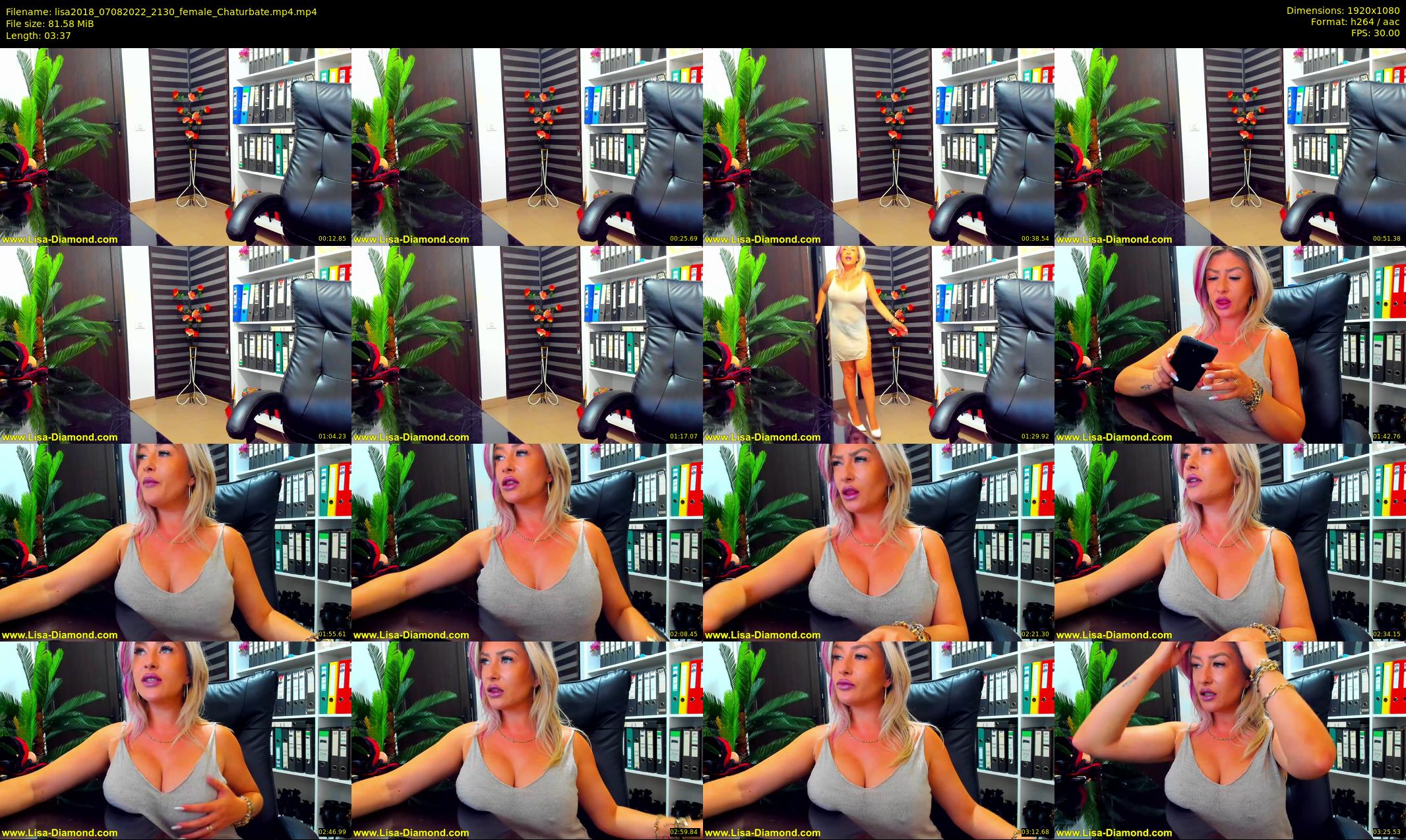 lisa2018 — 4 minute Chaturbate female cam show recording, 1080p, Aug 7, 2022