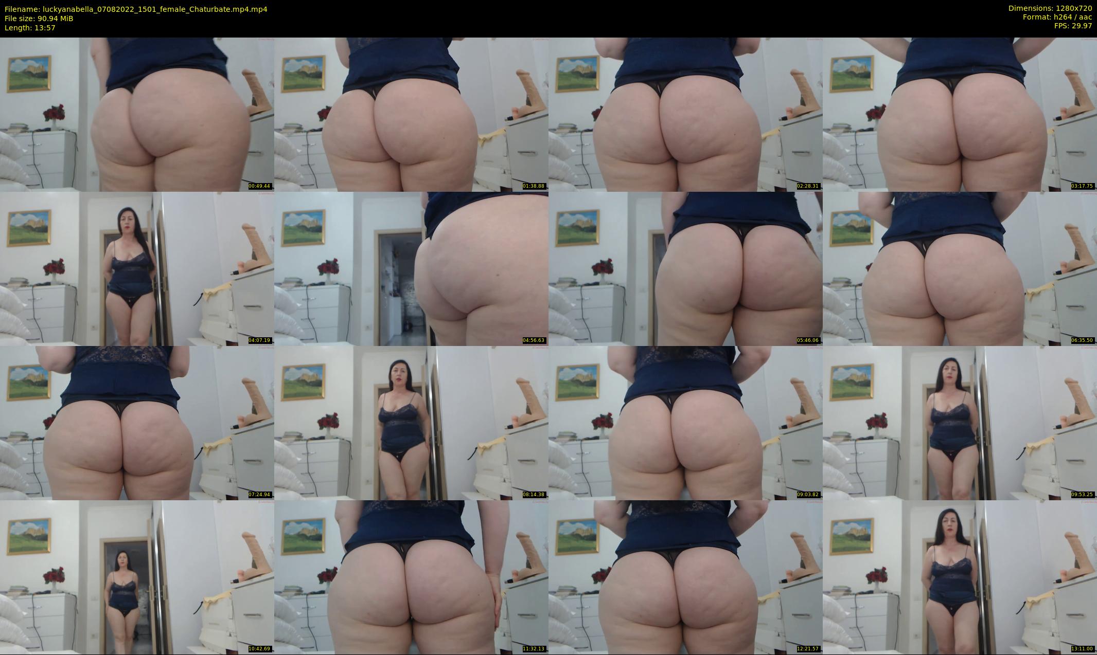 luckyanabella — 14 minute Chaturbate female cam show recording, 720p, Aug 7, 2022