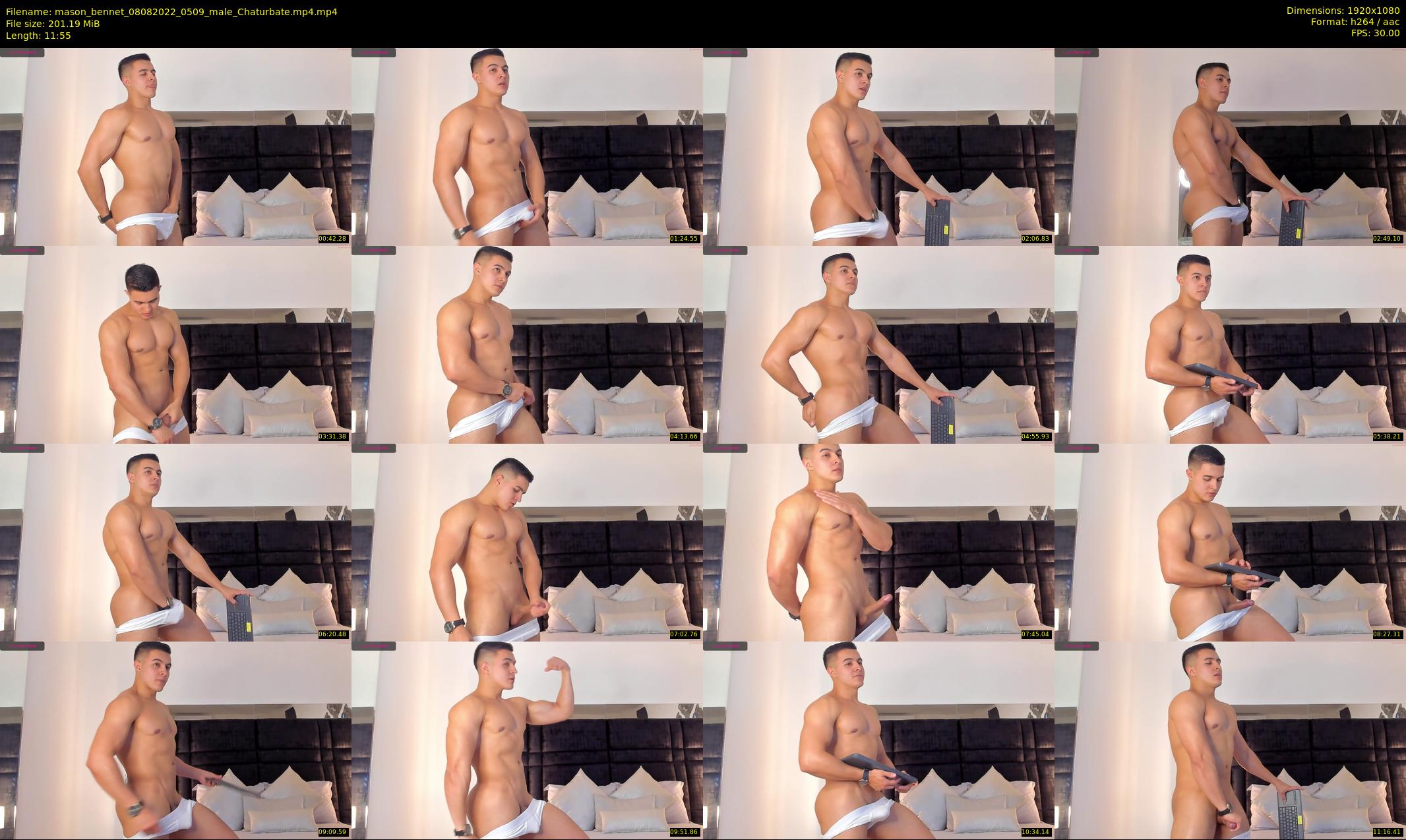 mason_bennet — 12 minute Chaturbate male cam show recording, 1080p, Aug 8, 2022