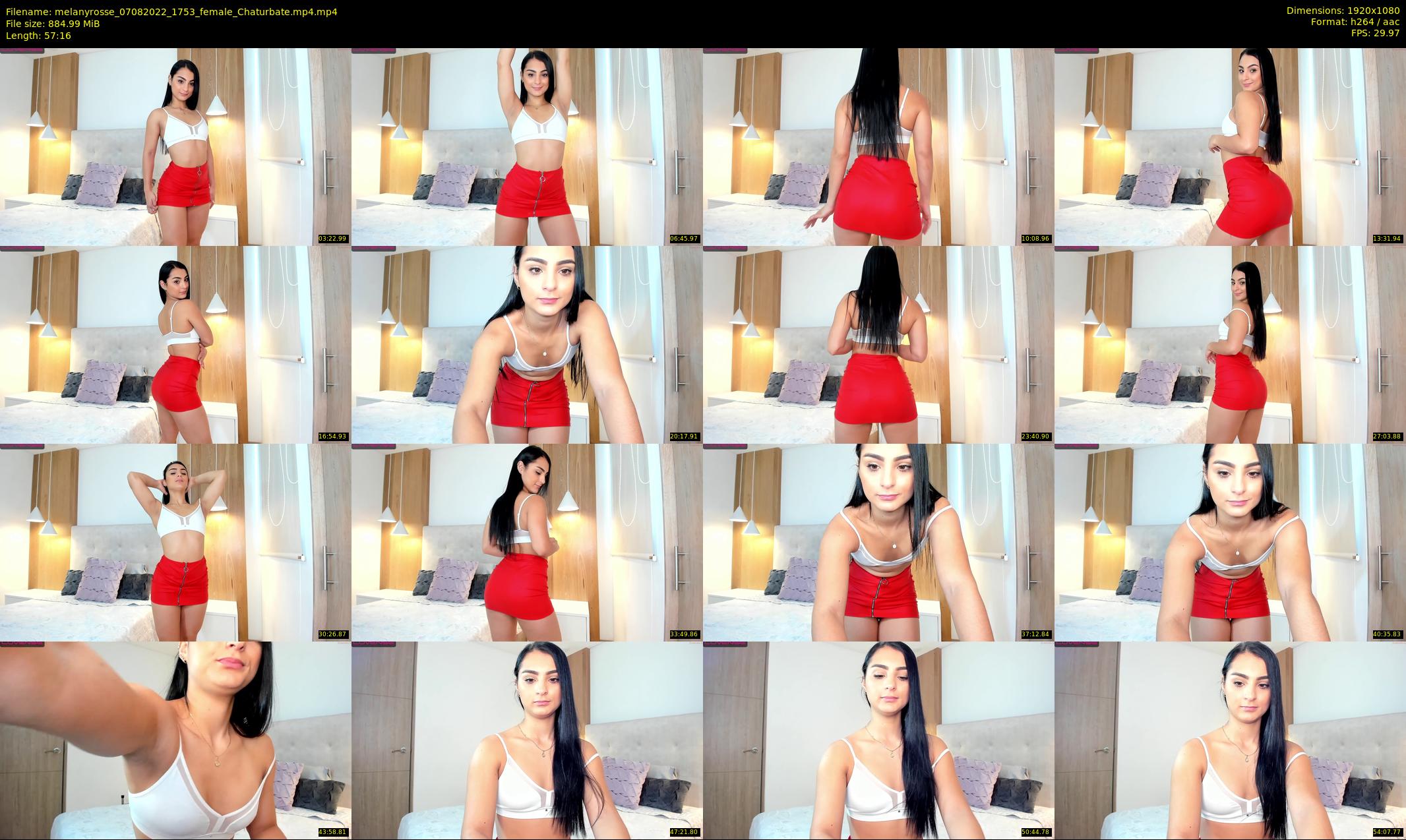 melanyrosse — 58 minute Chaturbate female cam show recording, 1080p, Aug 7, 2022