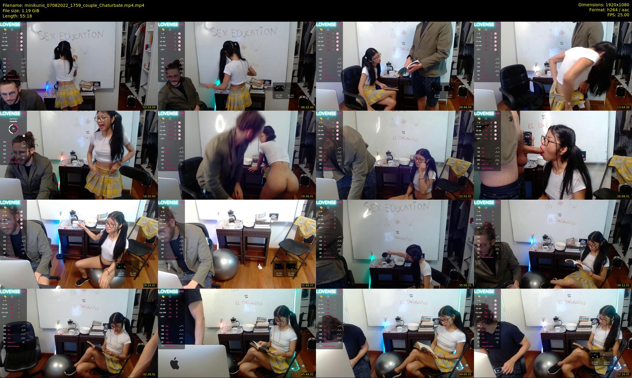 minikunis — 56 minute Chaturbate couple cam show recording, 1080p, Aug 7, 2022