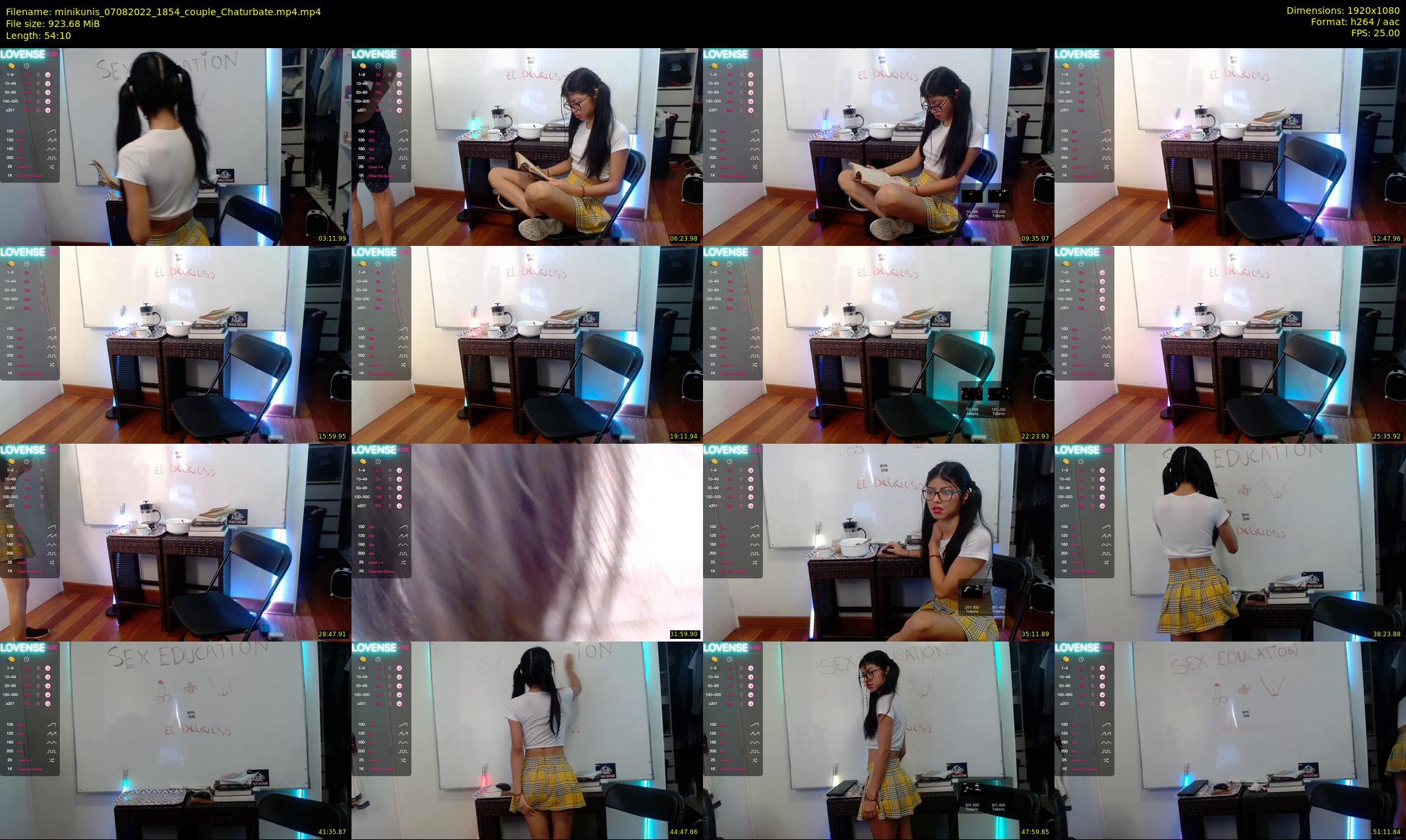 minikunis — 55 minute Chaturbate couple cam show recording, 1080p, Aug 7, 2022