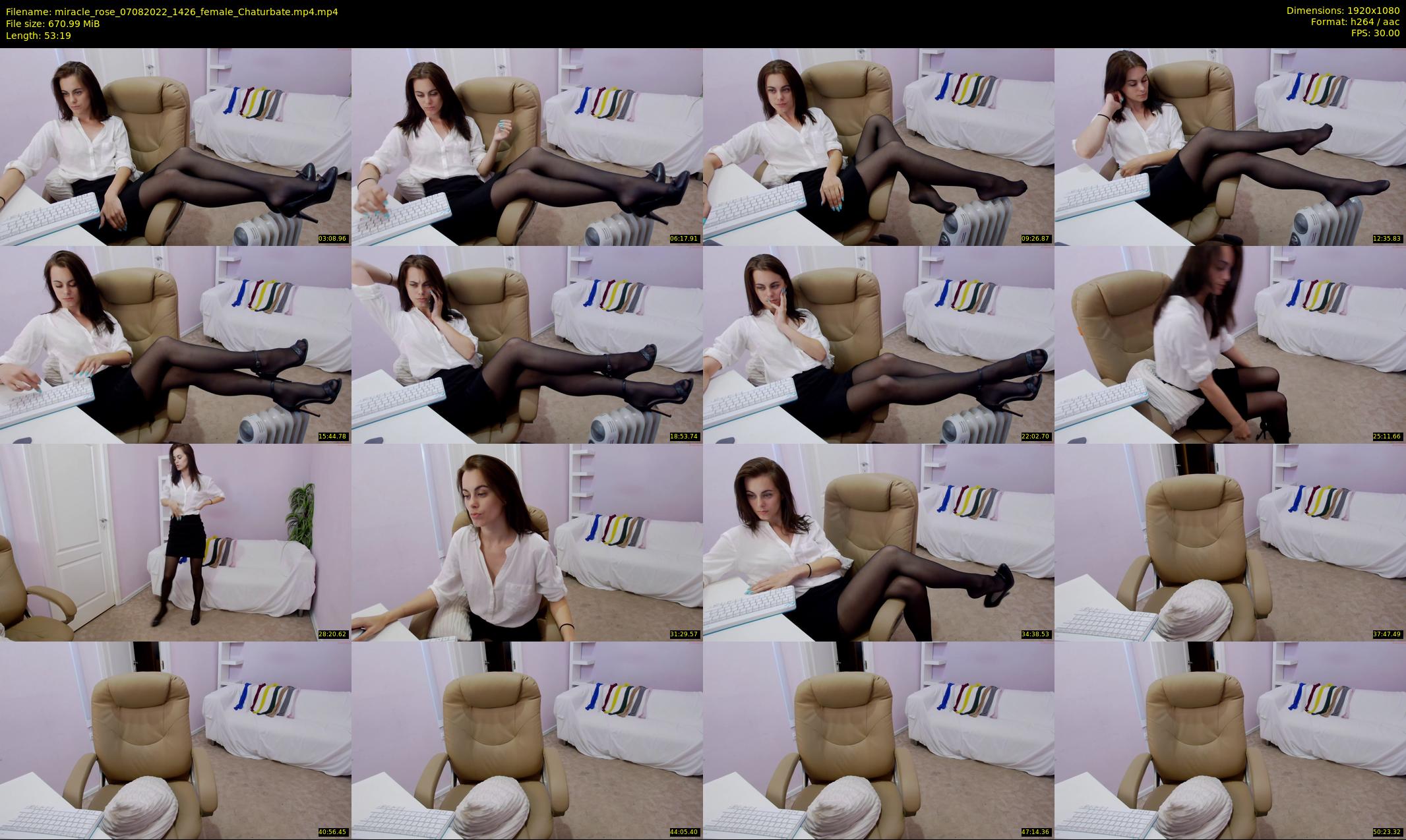 miracle_rose — 54 minute Chaturbate female cam show recording, 1080p, Aug 7, 2022