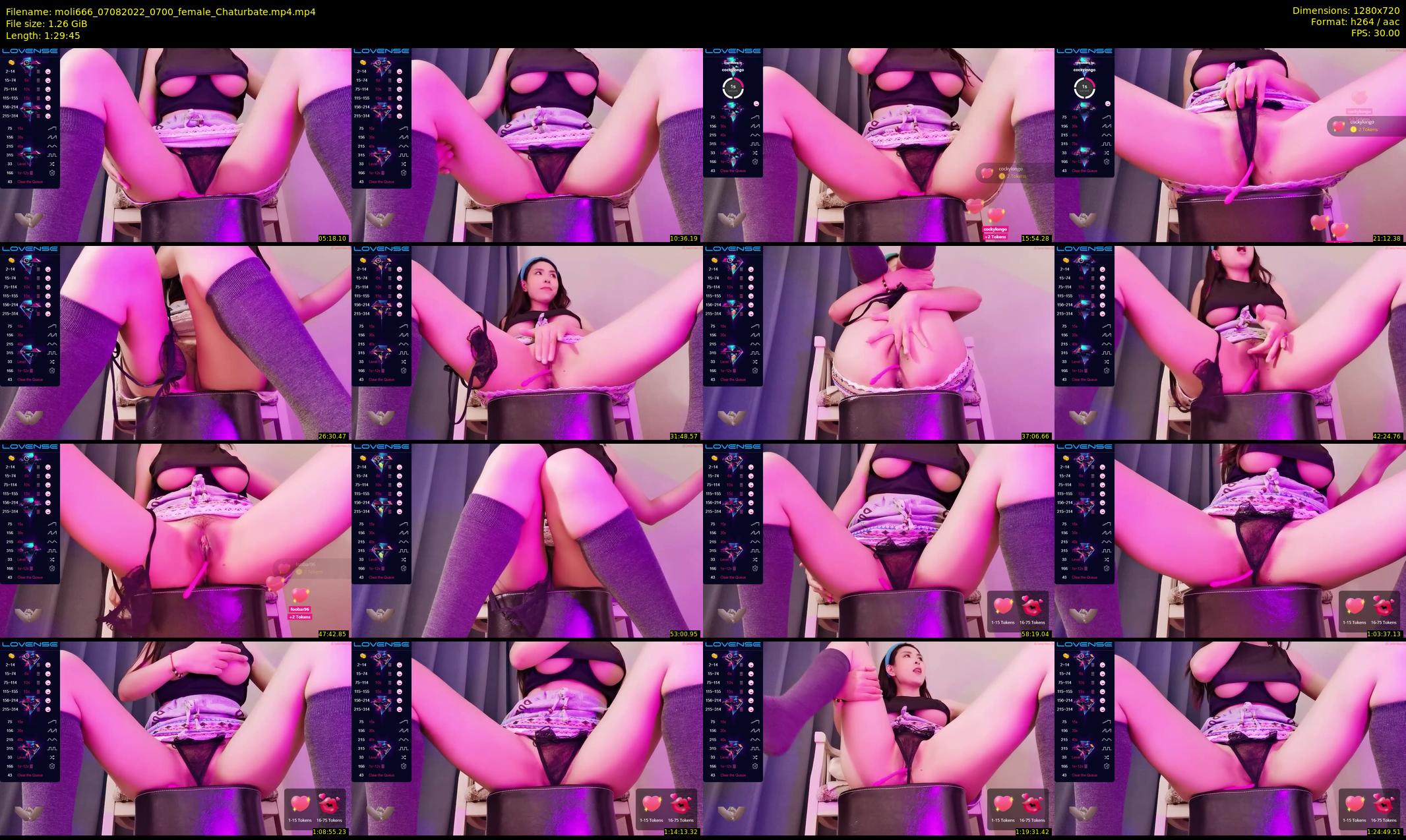 moli666 — 90 minute Chaturbate female cam show recording, 720p, Aug 7, 2022