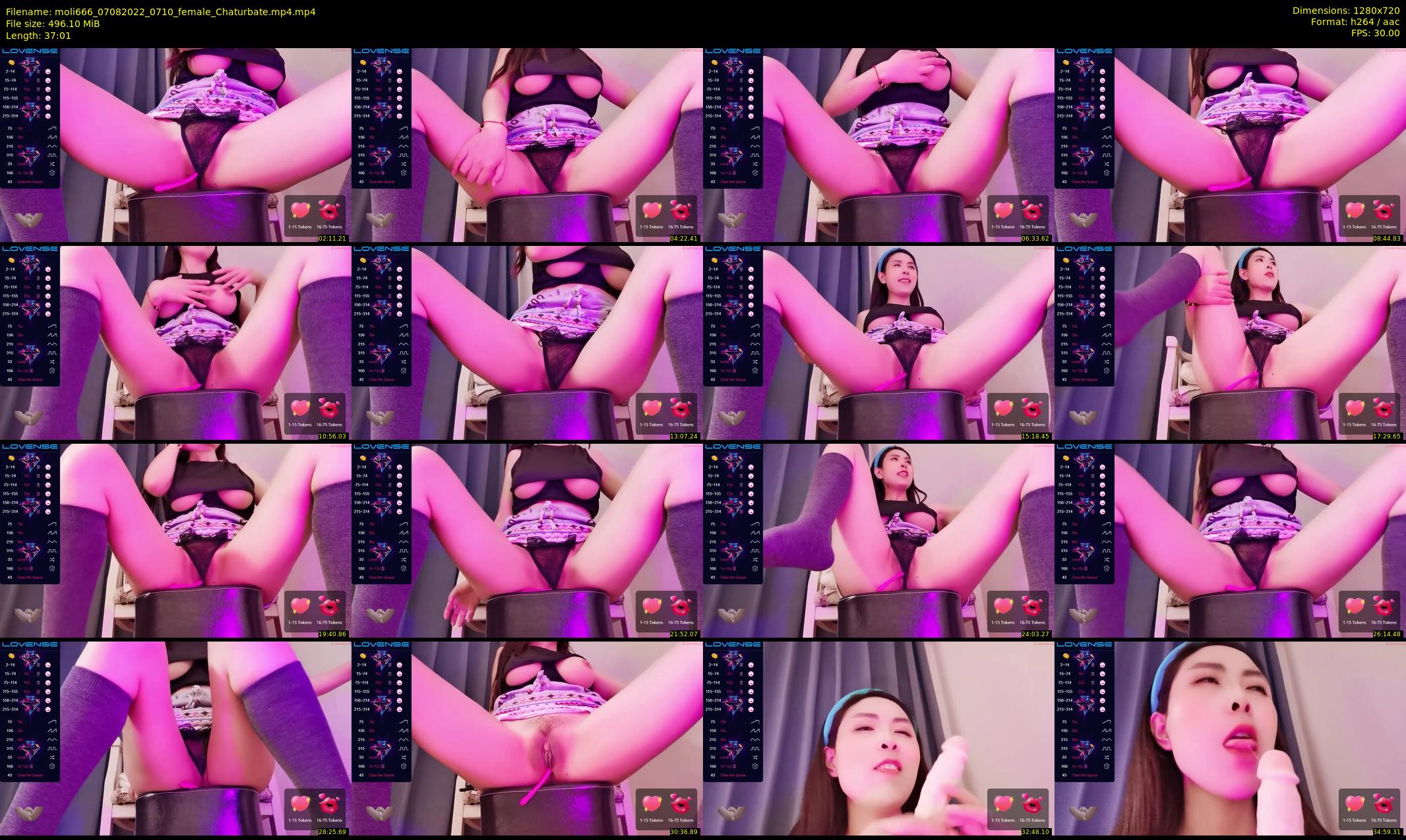 moli666 — 38 minute Chaturbate female cam show recording, 720p, Aug 7, 2022