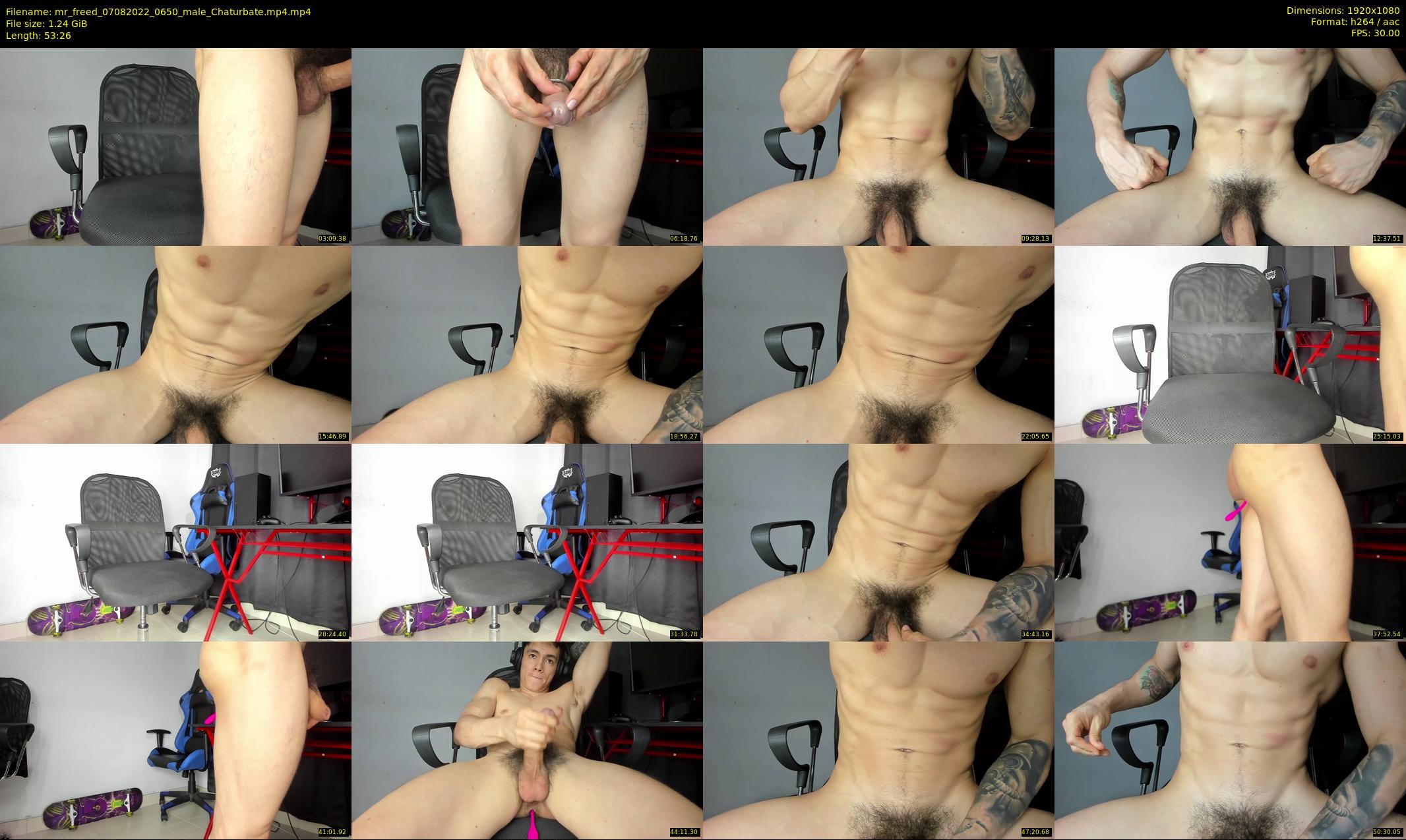 mr_freed — 54 minute Chaturbate male cam show recording, 1080p, Aug 7, 2022