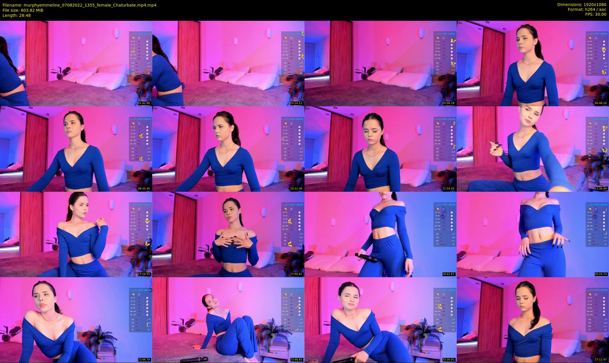 murphyemmeline — 29 minute Chaturbate female cam show recording, 1080p, Aug 7, 2022