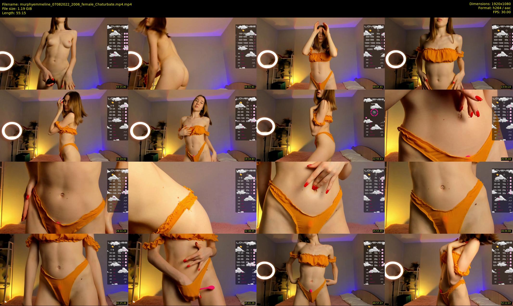murphyemmeline — 56 minute Chaturbate female cam show recording, 1080p, Aug 7, 2022