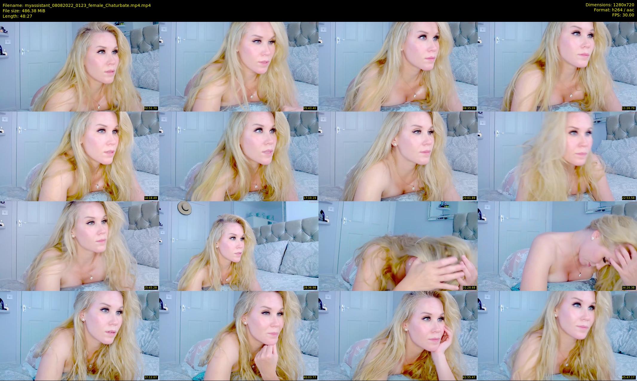 myassistant — 49 minute Chaturbate female cam show recording, 720p, Aug 8, 2022
