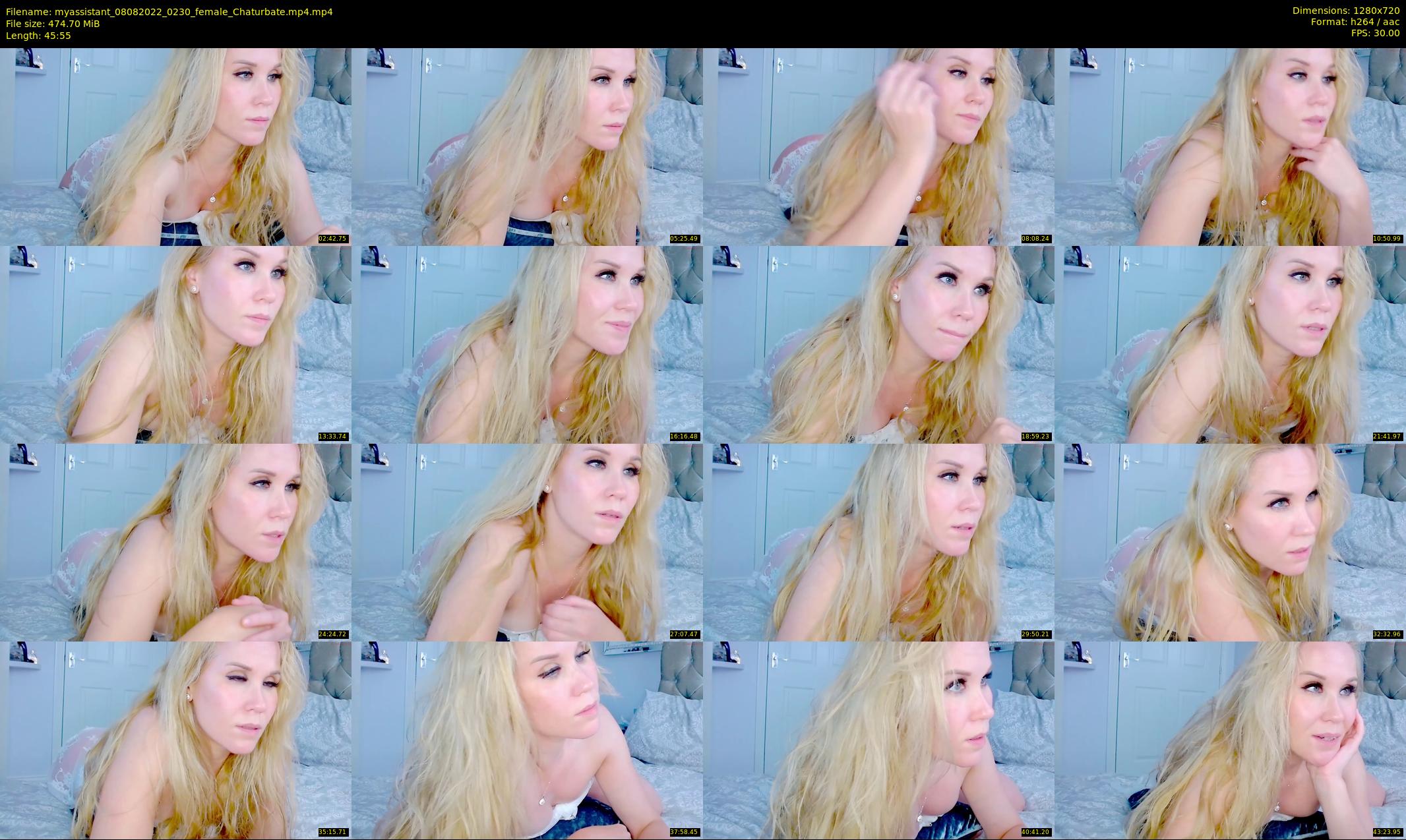 myassistant — 46 minute Chaturbate female cam show recording, 720p, Aug 8, 2022