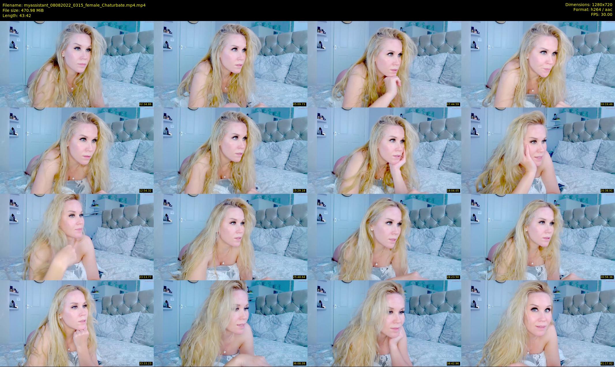 myassistant — 44 minute Chaturbate female cam show recording, 720p, Aug 8, 2022