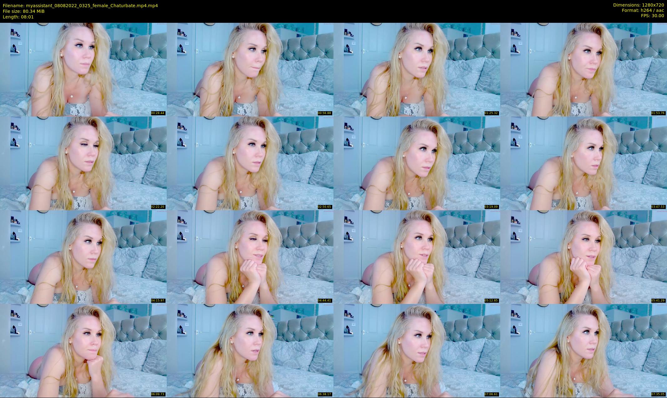 myassistant — 9 minute Chaturbate female cam show recording, 720p, Aug 8, 2022