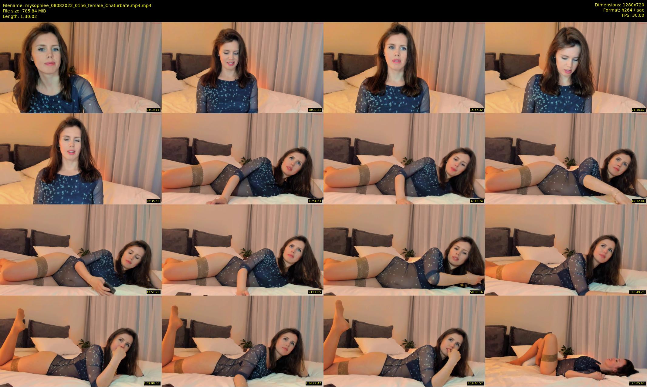 mysophiee — 91 minute Chaturbate female cam show recording, 720p, Aug 8, 2022