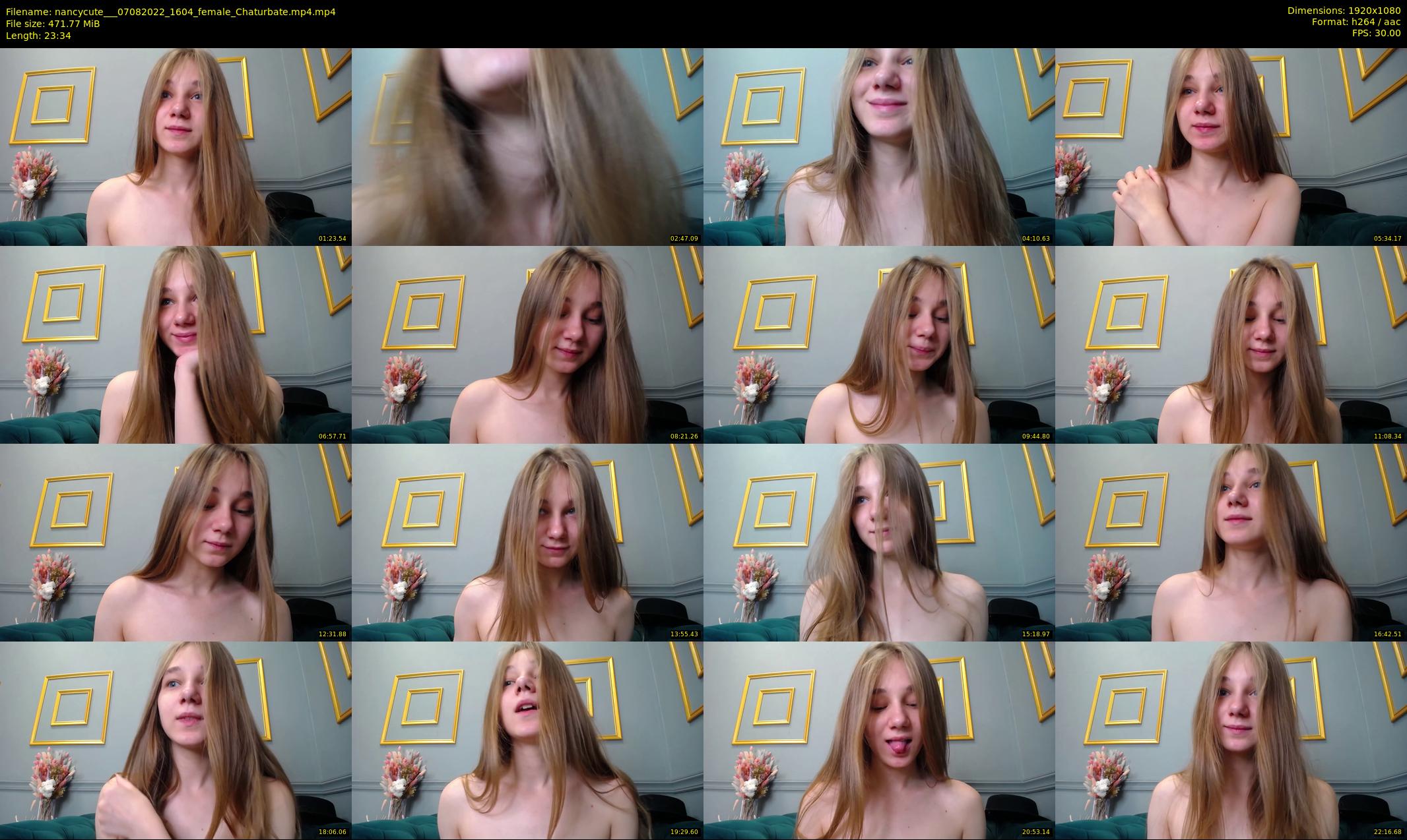 nancycute__ — 24 minute Chaturbate female cam show recording, 1080p, Aug 7, 2022