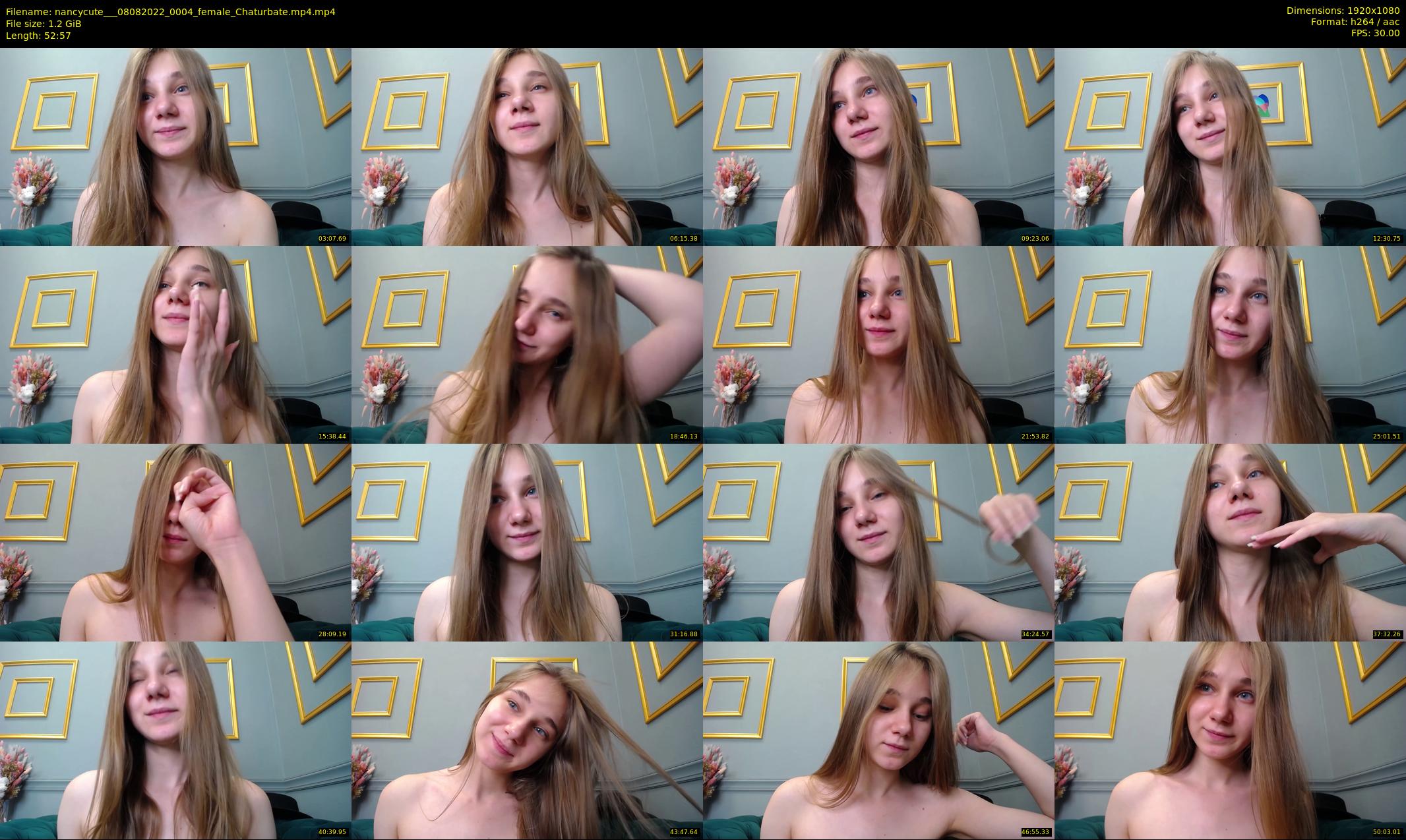 nancycute__ — 53 minute Chaturbate female cam show recording, 1080p, Aug 8, 2022