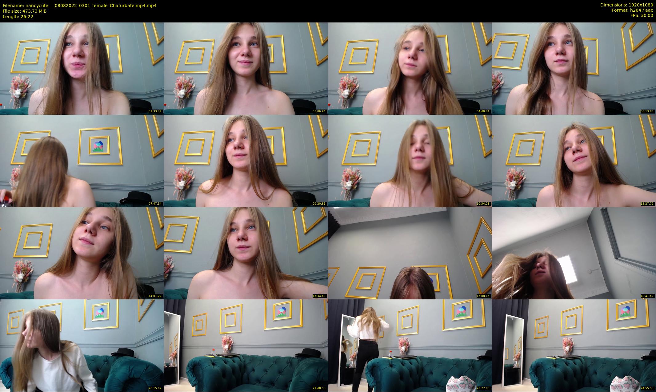 nancycute__ — 27 minute Chaturbate female cam show recording, 1080p, Aug 8, 2022