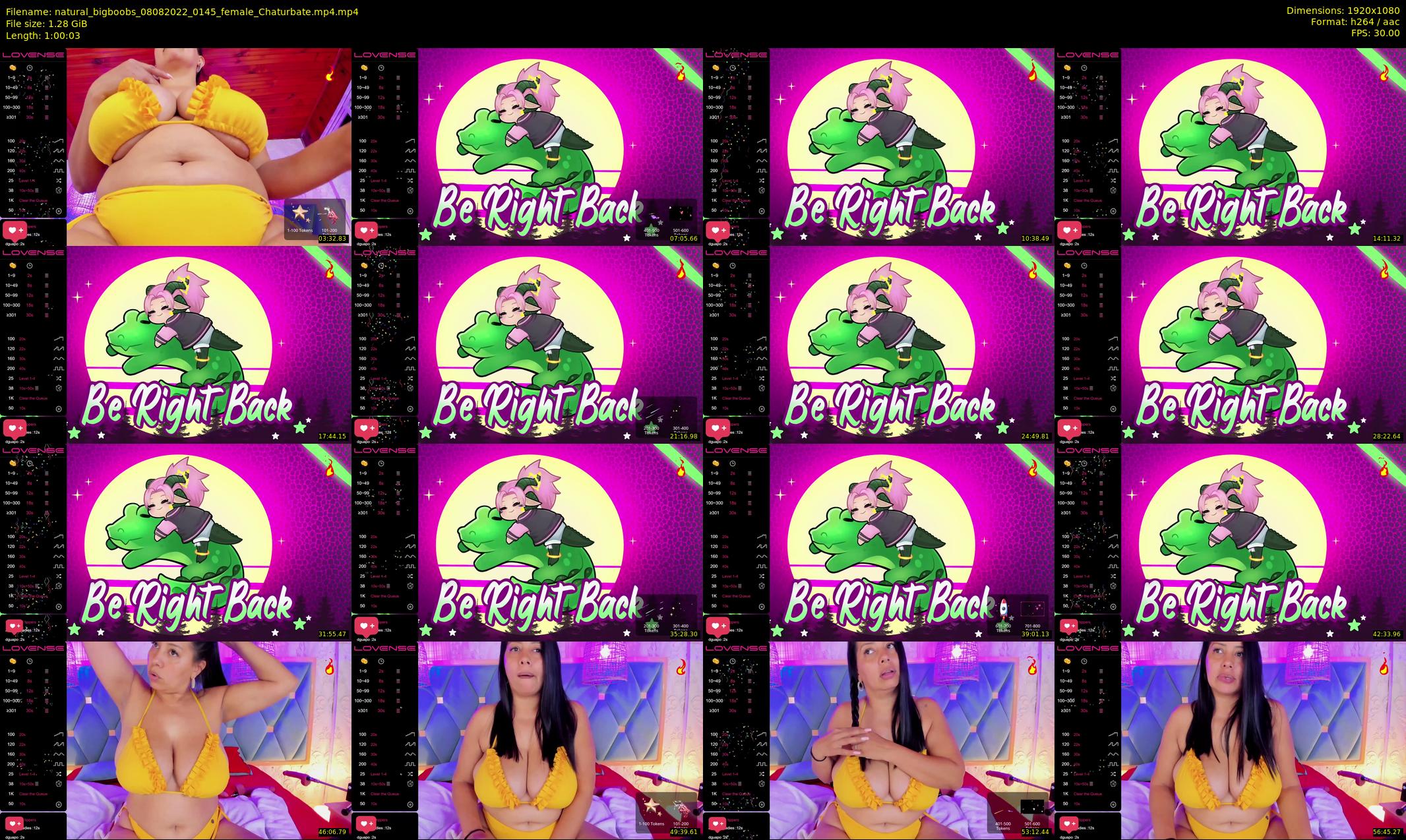 natural_bigboobs — 61 minute Chaturbate female cam show recording, 1080p, Aug 8, 2022