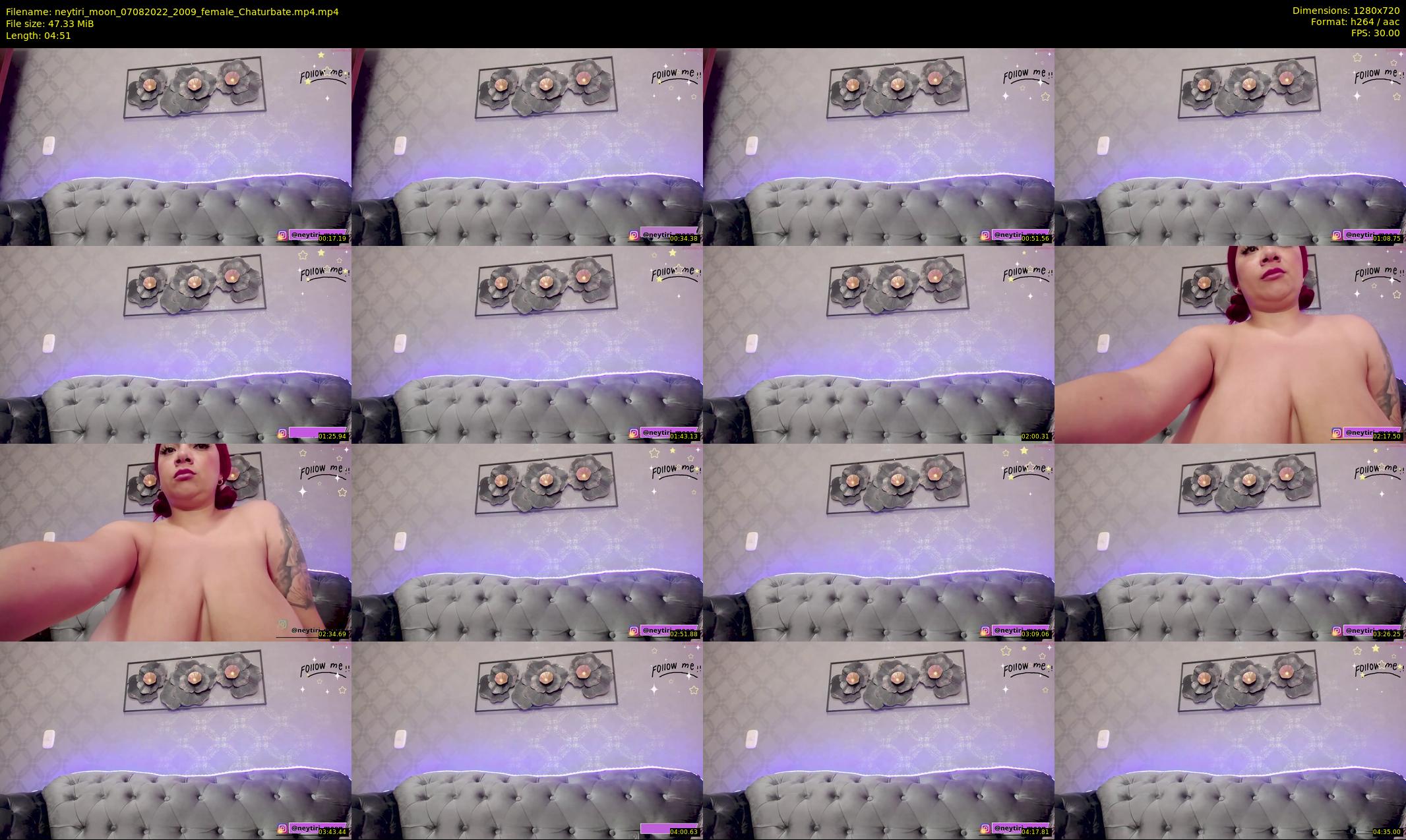 neytiri_moon — 5 minute Chaturbate female cam show recording, 720p, Aug 7, 2022
