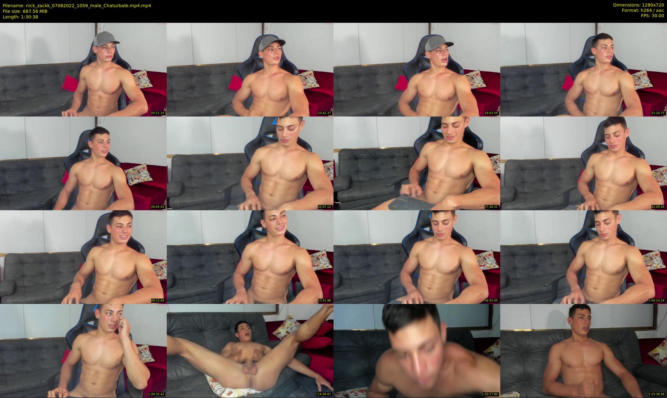 nick_zackk — 91 minute Chaturbate male cam show recording, 720p, Aug 7, 2022