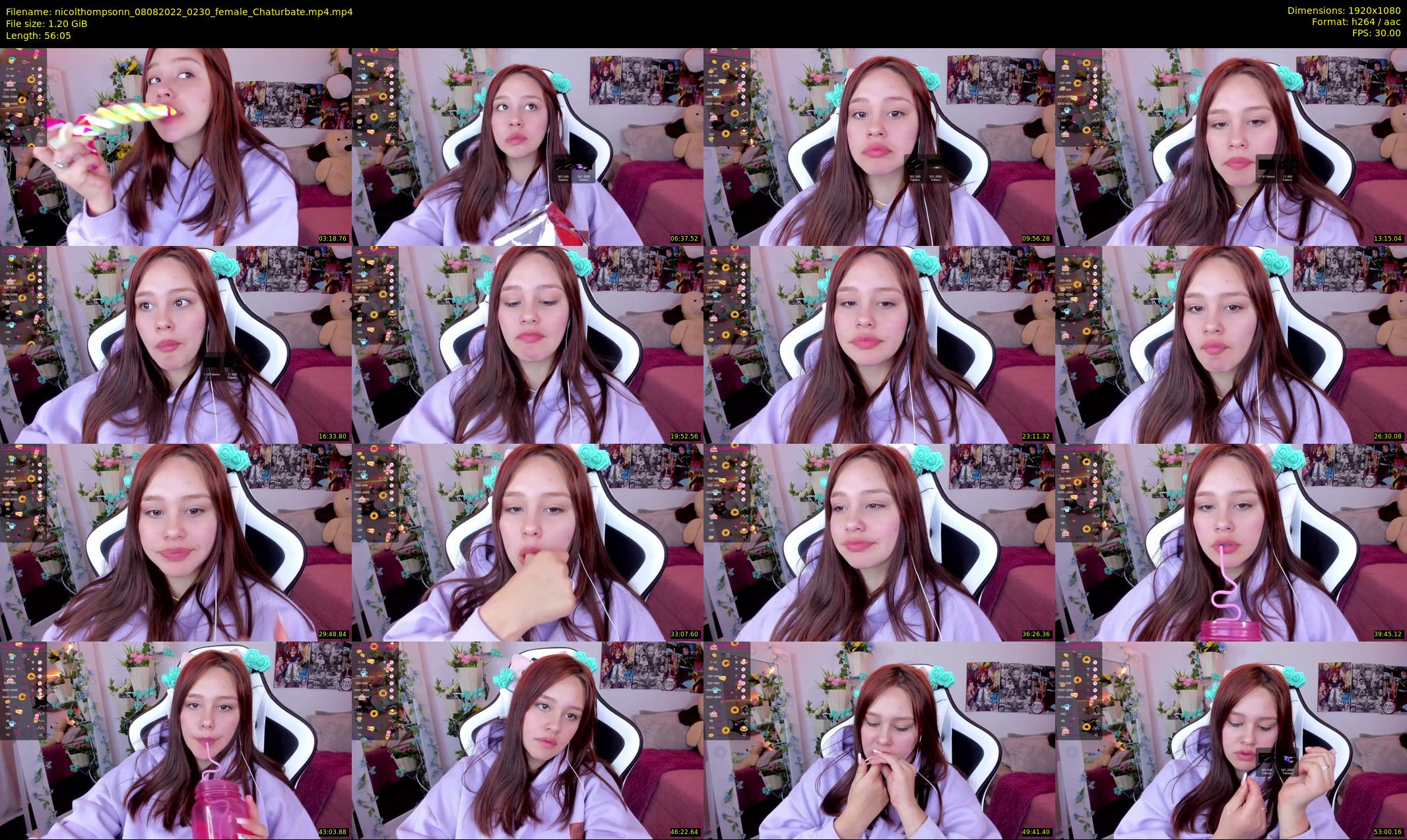 nicolthompsonn — 57 minute Chaturbate female cam show recording, 1080p, Aug 8, 2022