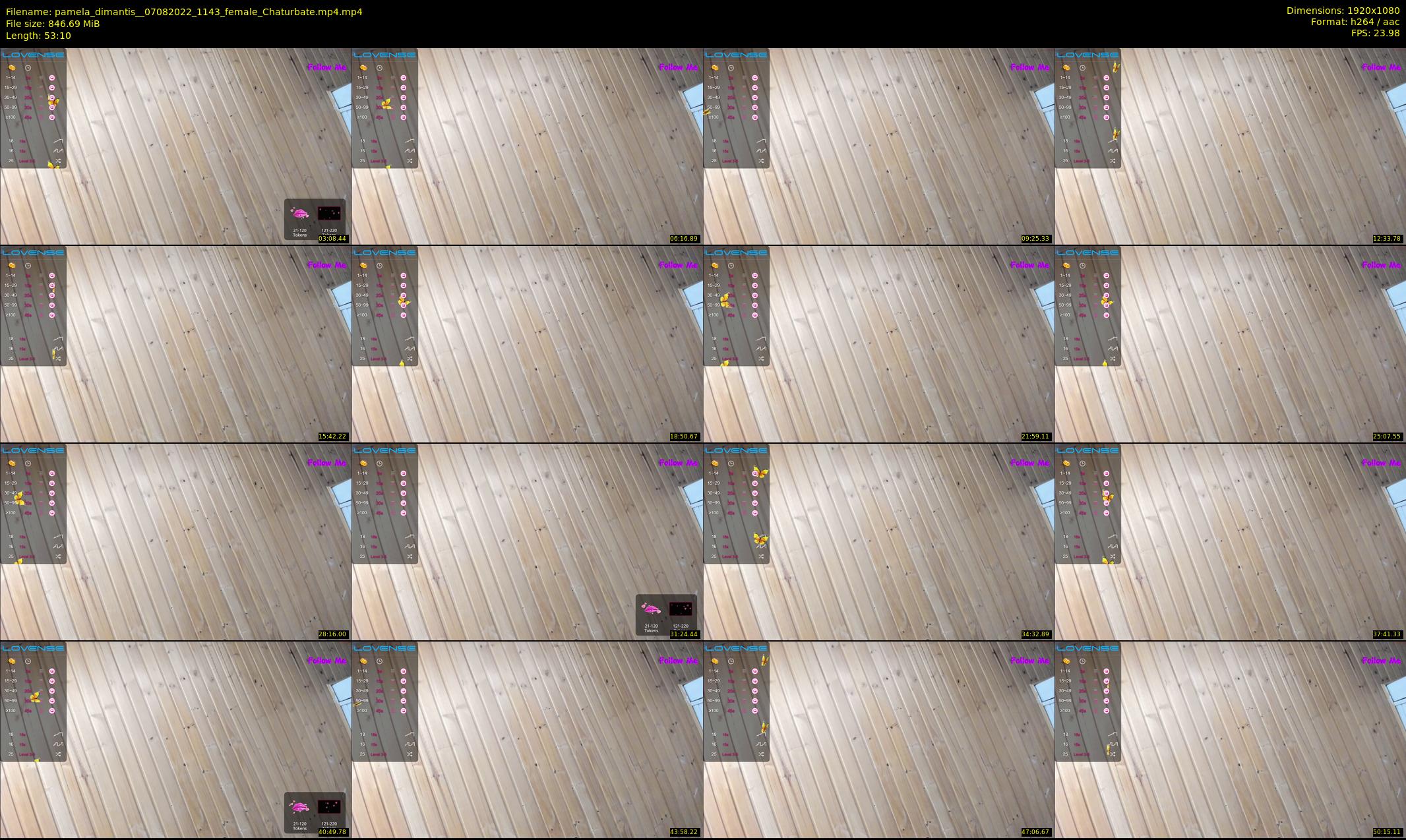 pamela_dimantis_ — 54 minute Chaturbate female cam show recording, 1080p, Aug 7, 2022