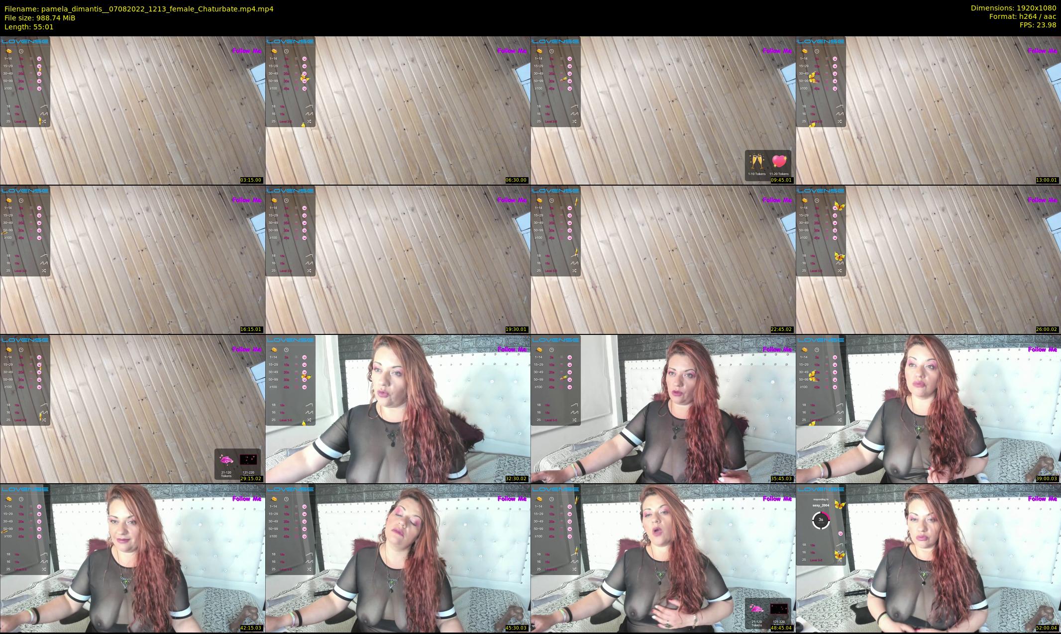 pamela_dimantis_ — 56 minute Chaturbate female cam show recording, 1080p, Aug 7, 2022