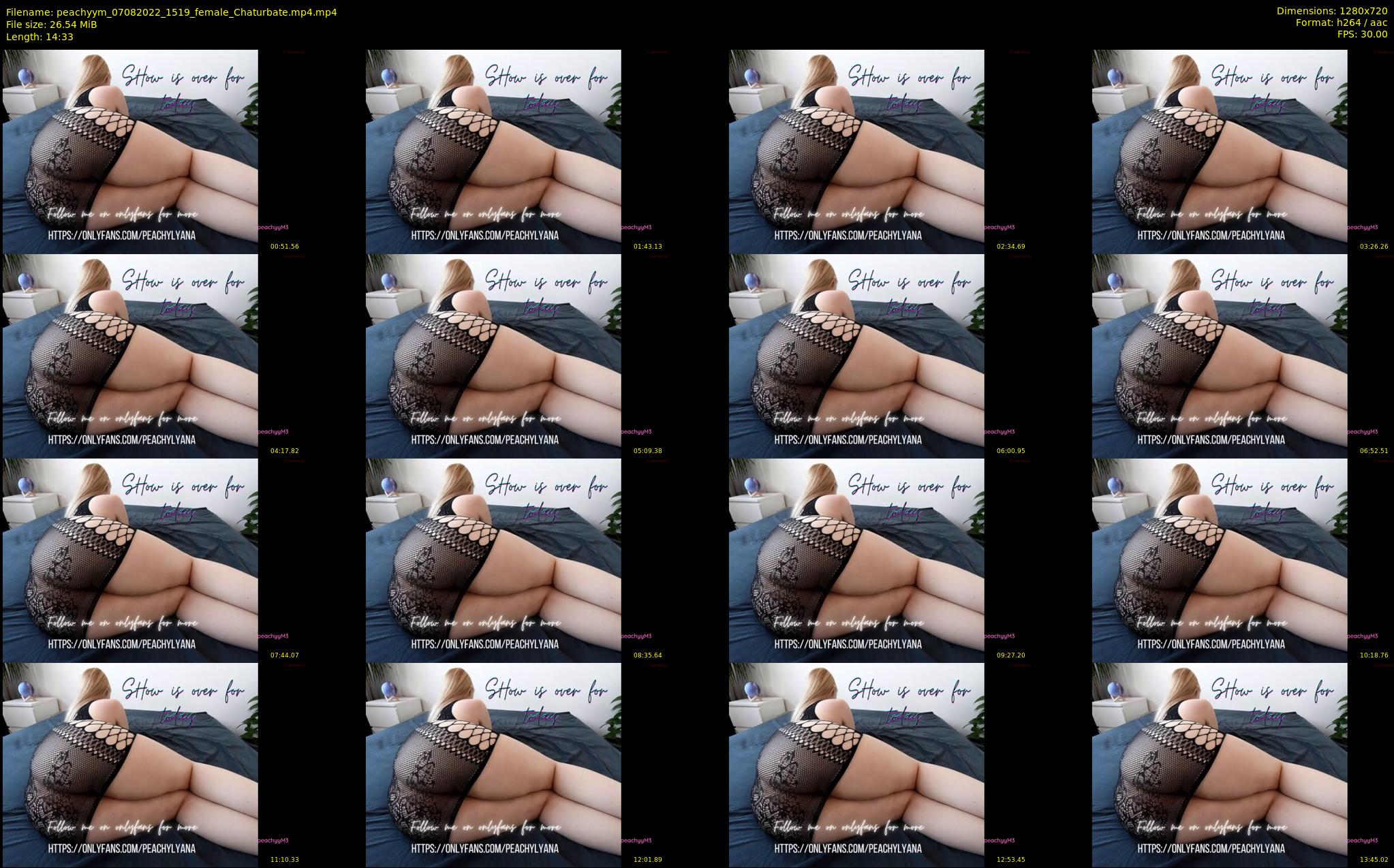 peachyym — 15 minute Chaturbate female cam show recording, 720p, Aug 7, 2022