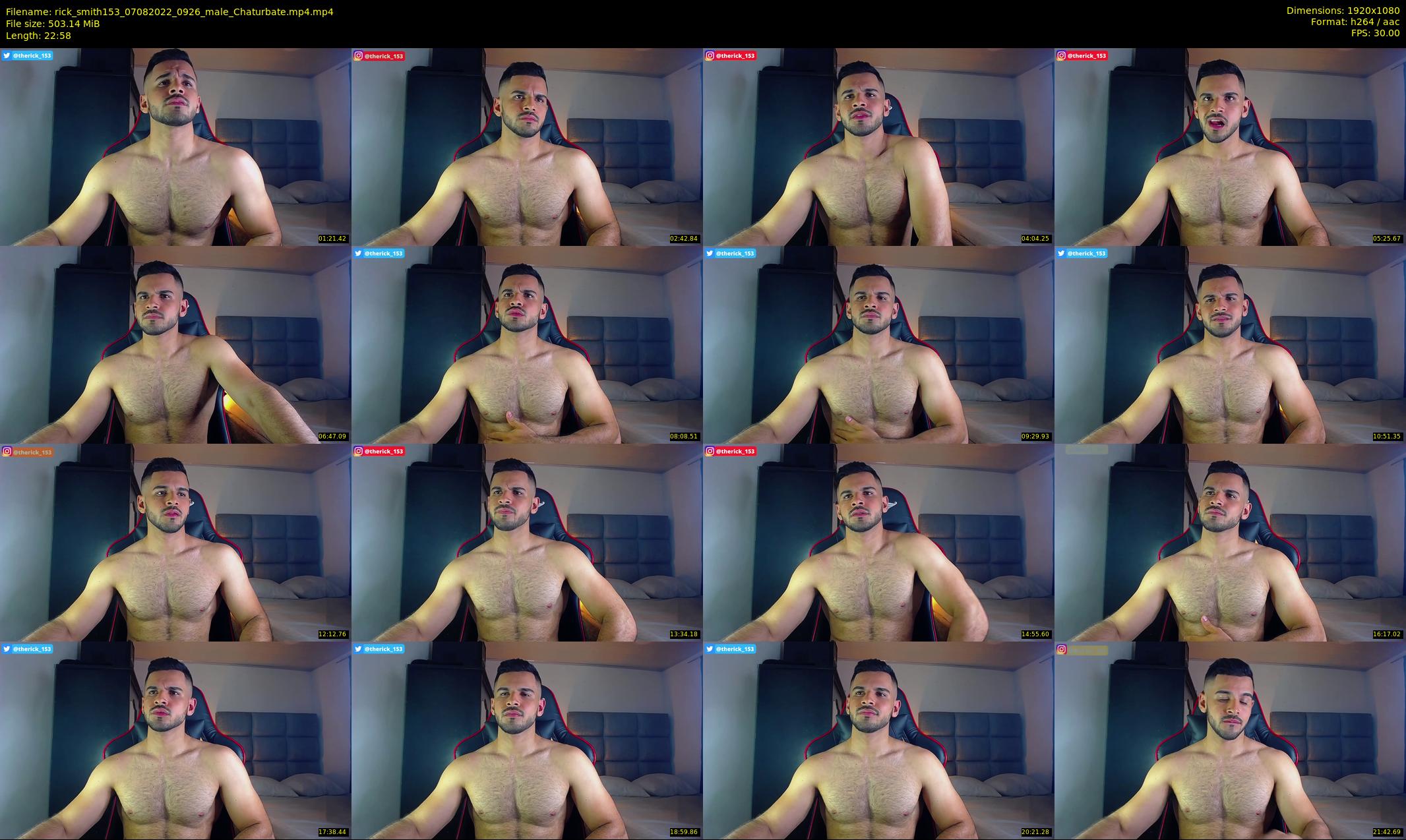 rick_smith153 — 23 minute Chaturbate male cam show recording, 1080p, Aug 7, 2022