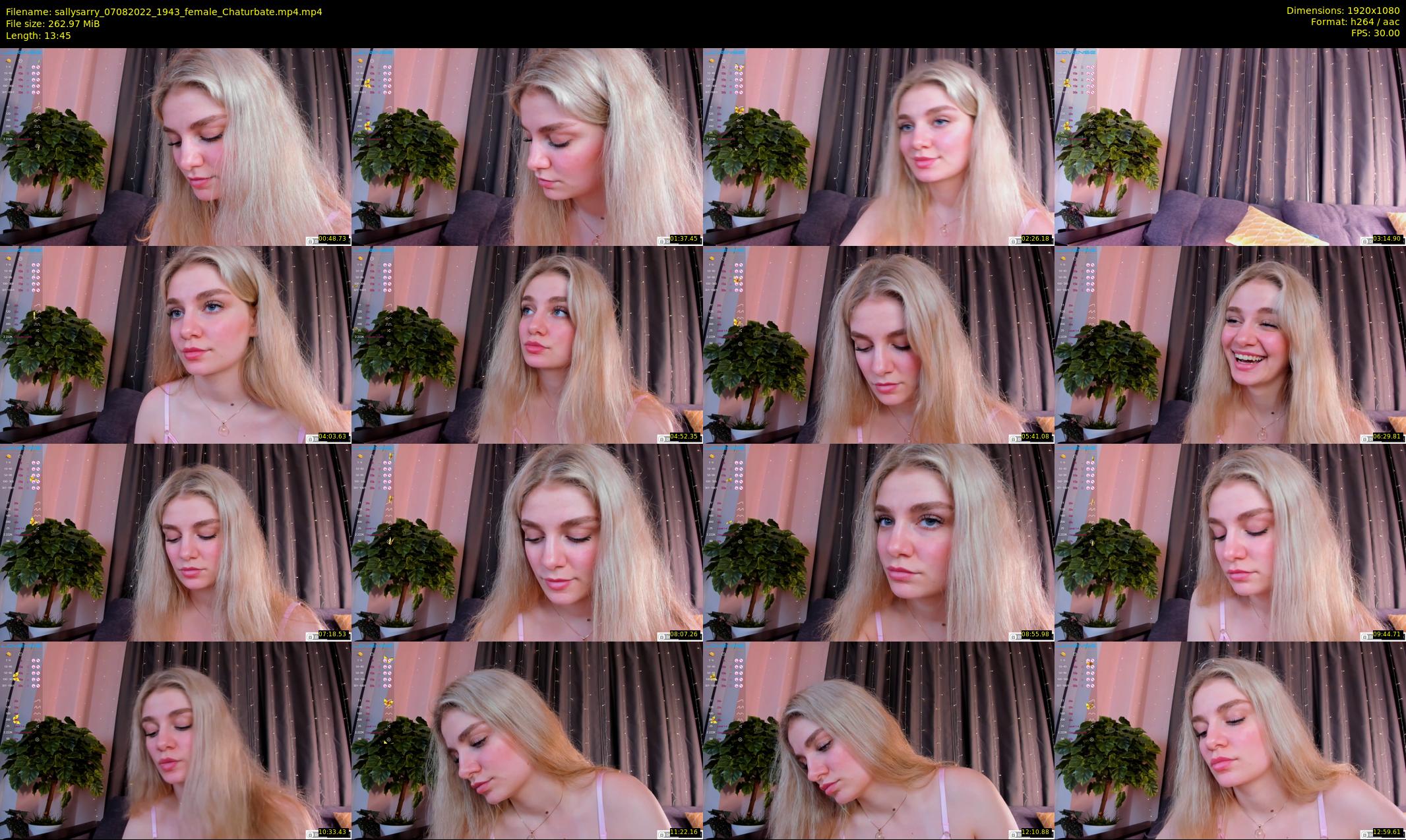 sallysarry — 14 minute Chaturbate couple cam show recording, 1080p, Aug 7, 2022