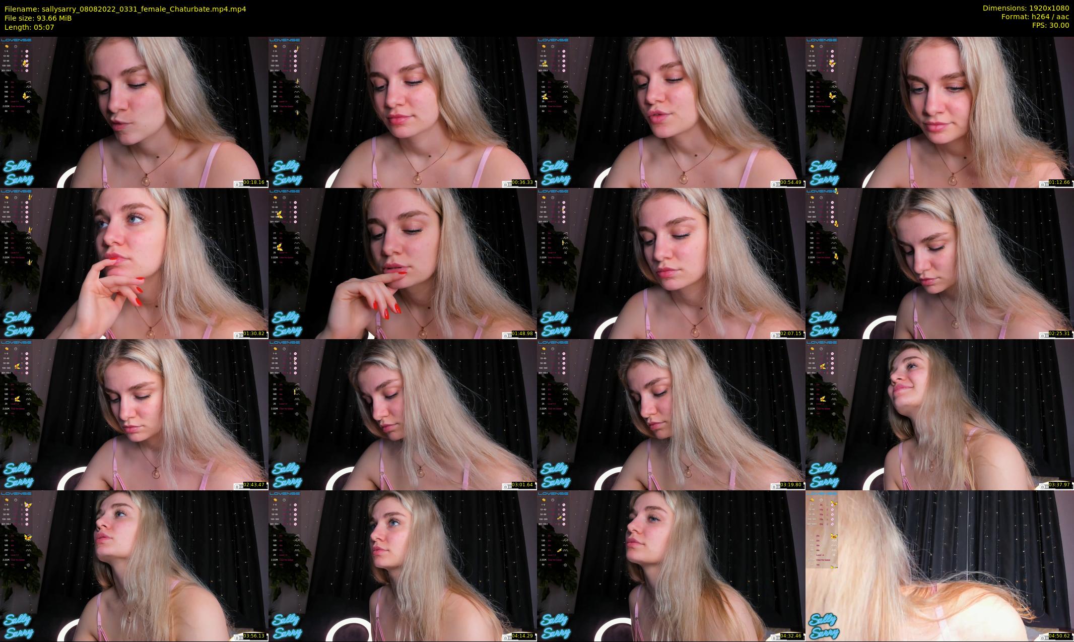 sallysarry — 6 minute Chaturbate couple cam show recording, 1080p, Aug 8, 2022