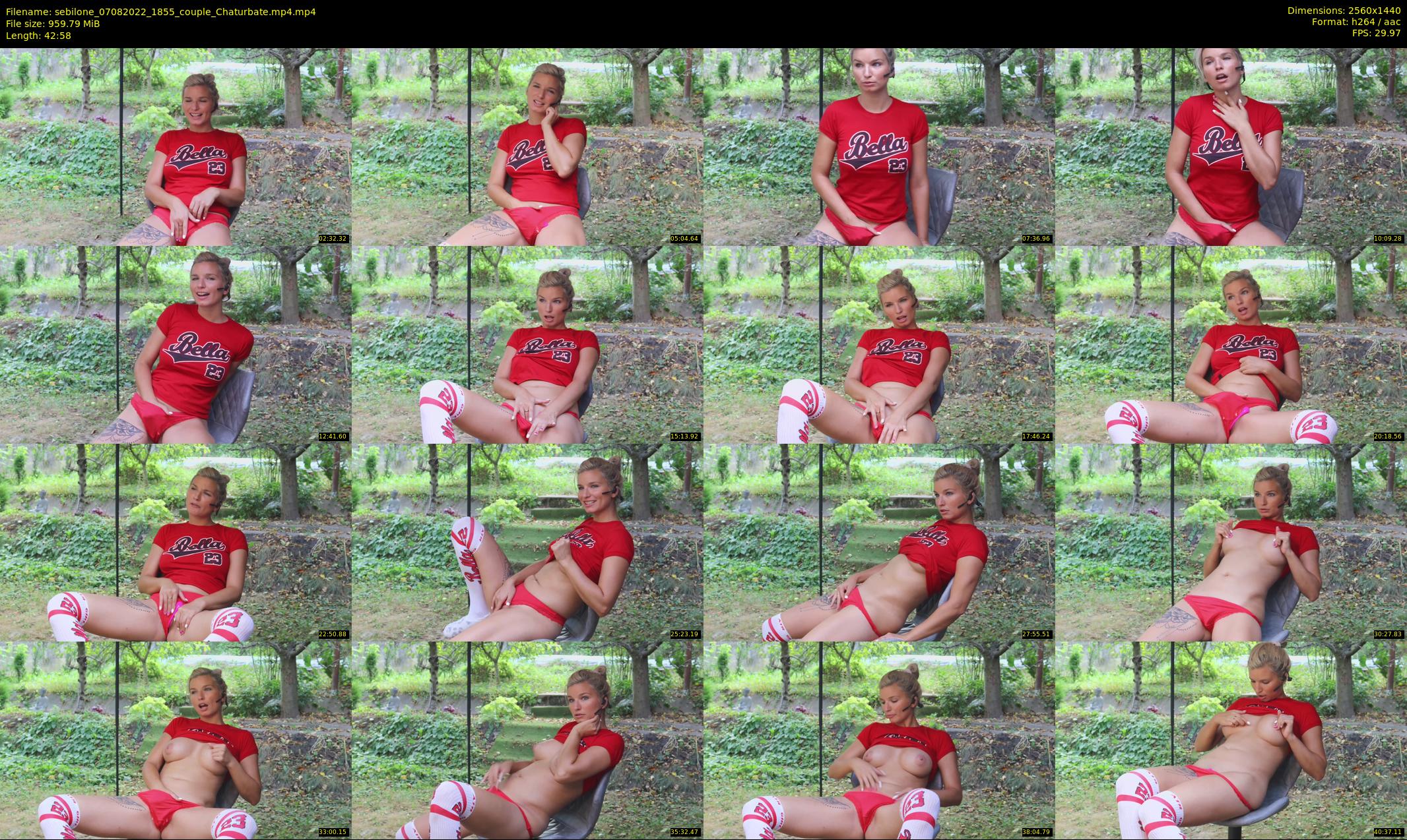 sebilone — 43 minute Chaturbate couple cam show recording, 1080p, Aug 7, 2022