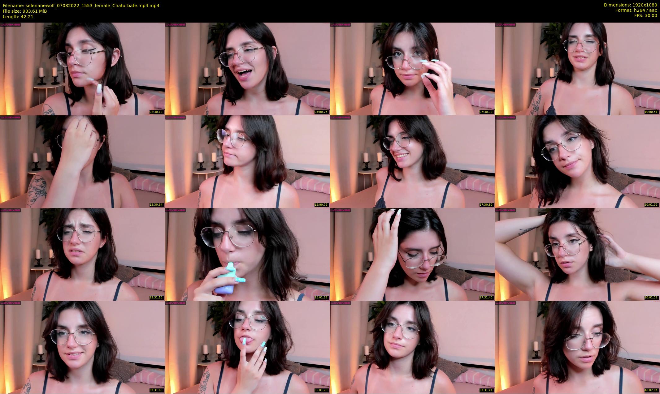 selenanewolf — 43 minute Chaturbate couple cam show recording, 1080p, Aug 7, 2022