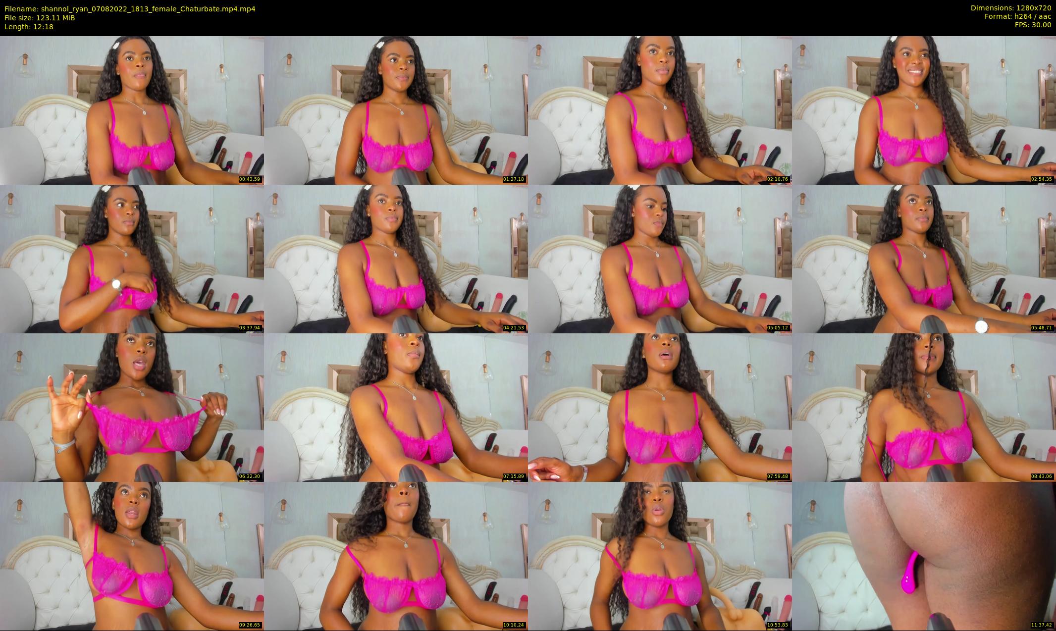 shannol_ryan — 13 minute Chaturbate female cam show recording, 720p, Aug 7, 2022