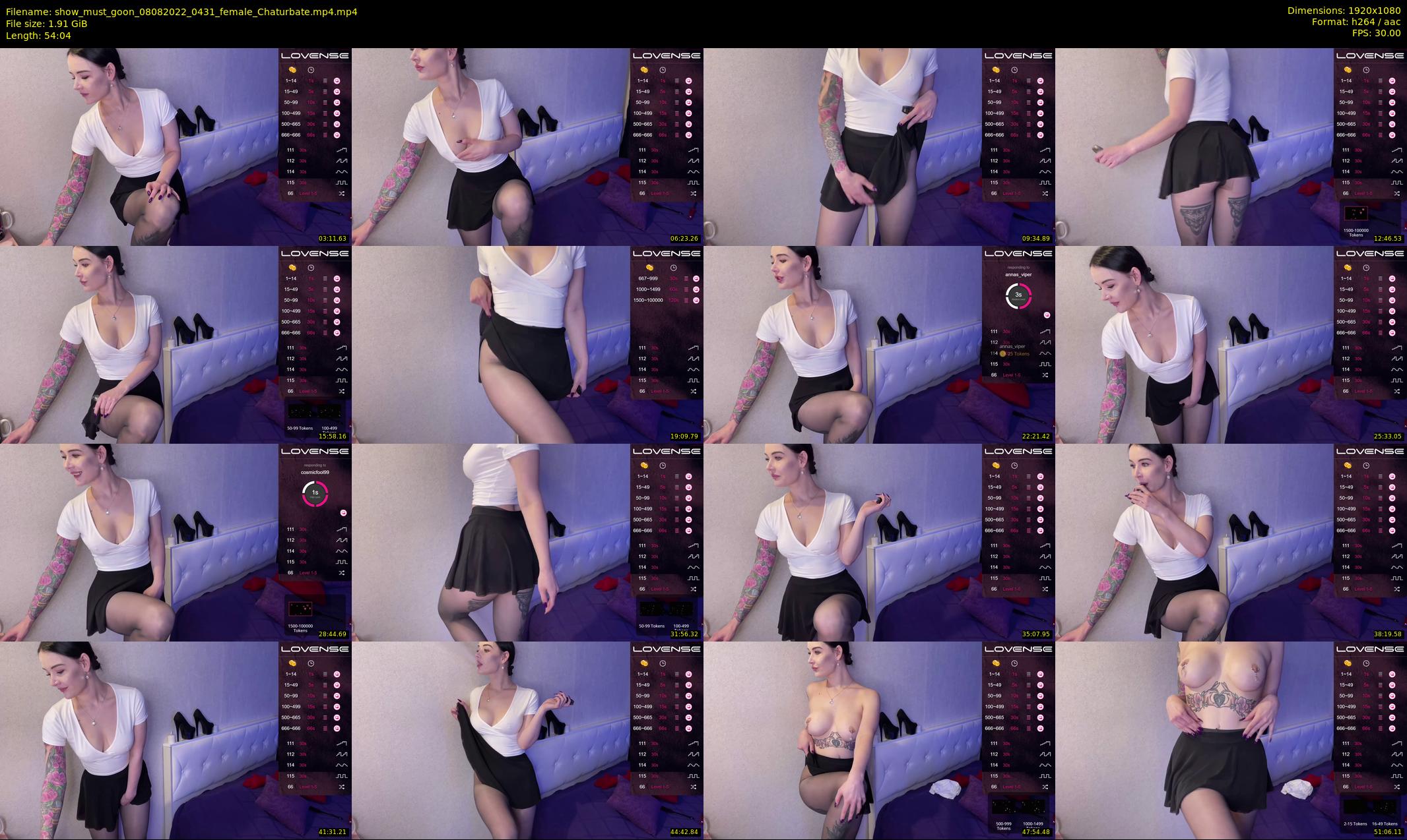 show_must_goon — 55 minute Chaturbate female cam show recording, 1080p, Aug 8, 2022